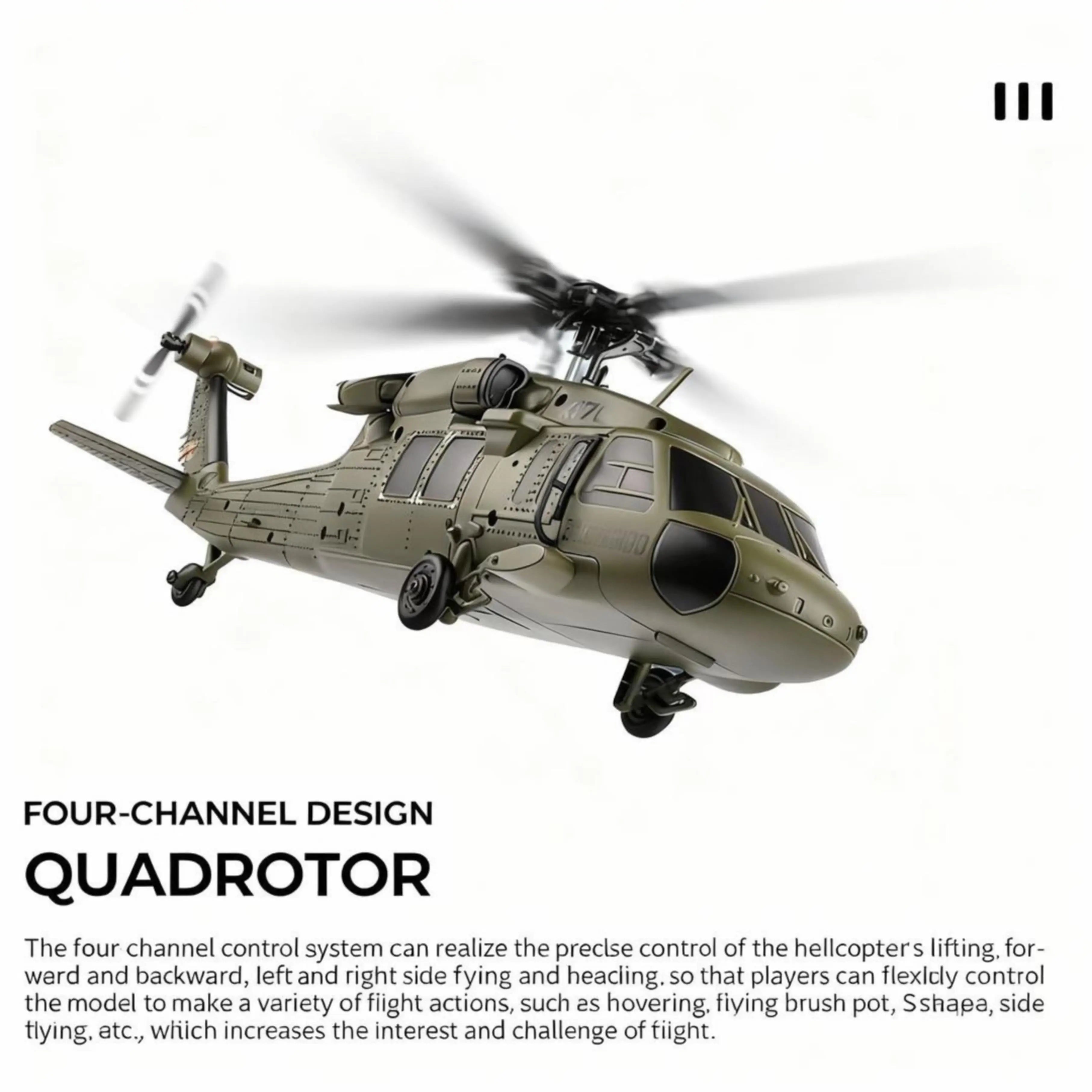 4 Brushless Motor RC Helicopter with 6-Axis Gyro PLAYPULSE RC