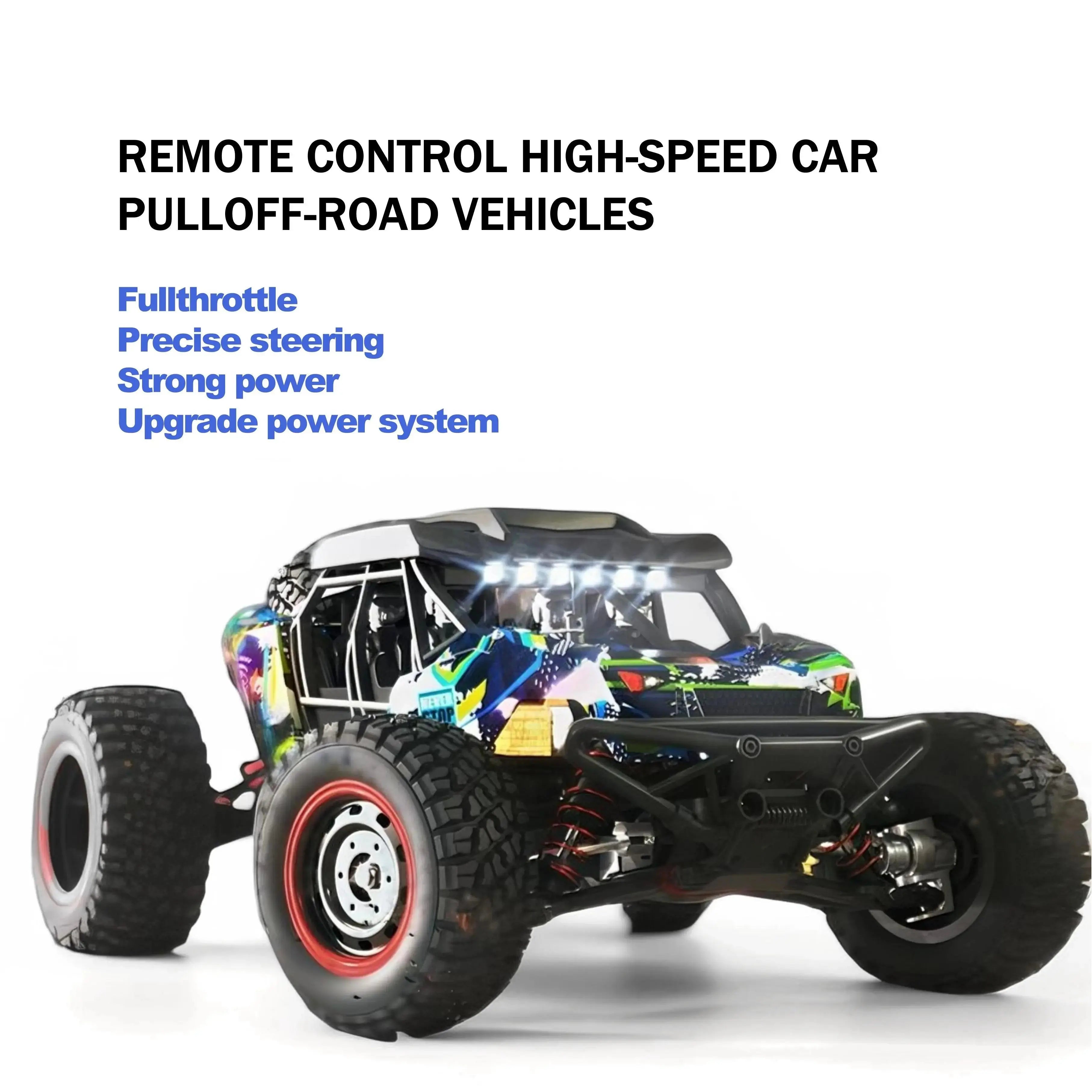 16106Pro REMOTE CONTROL HIGH-SPEED CAR PULLOFF-ROAD VEHICLES-Fullthrottle-Precise steering