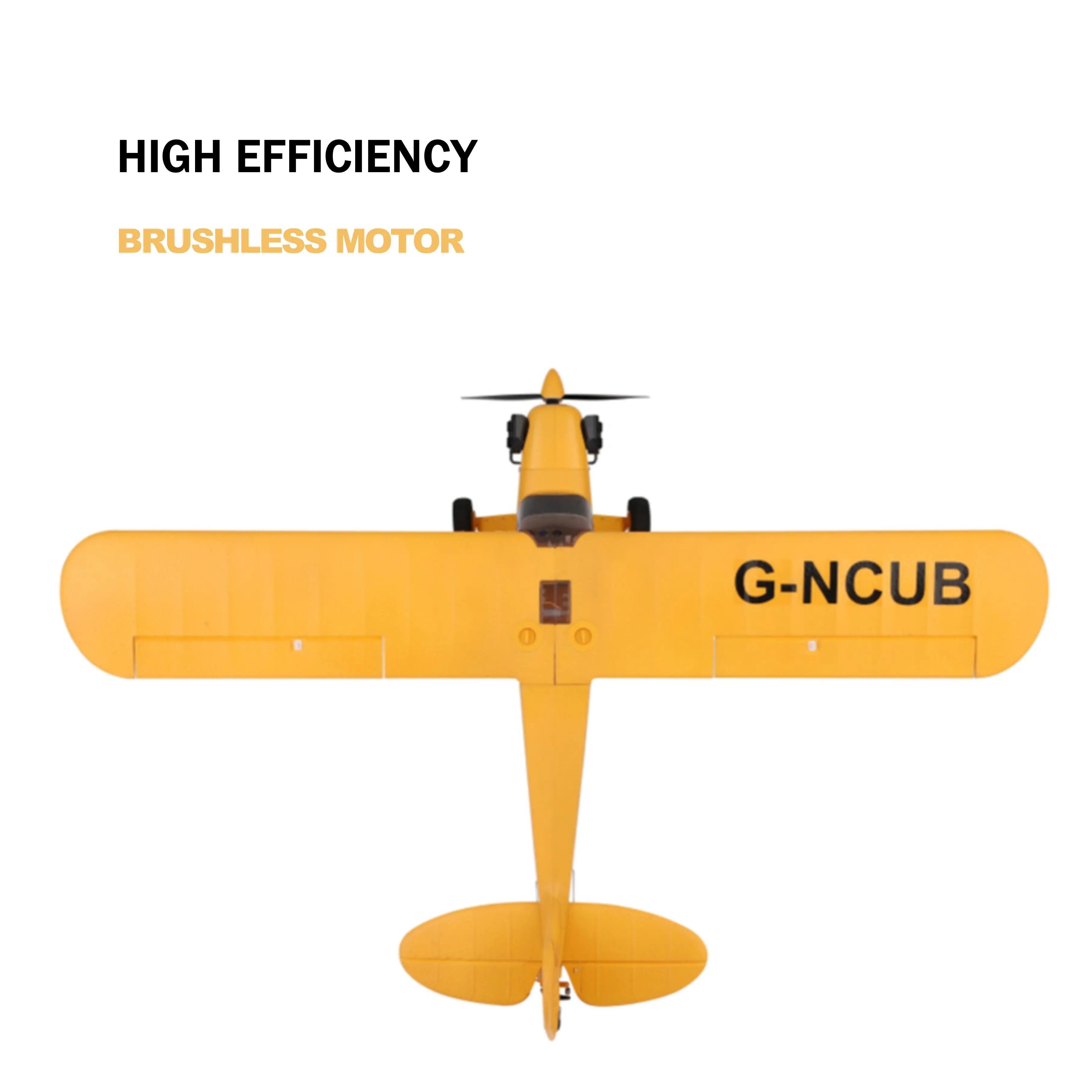 Ultimate Beginner RC Aircraft with Large Brushless Motor & Gyroscope 5-Channel Control PLAYPULSE