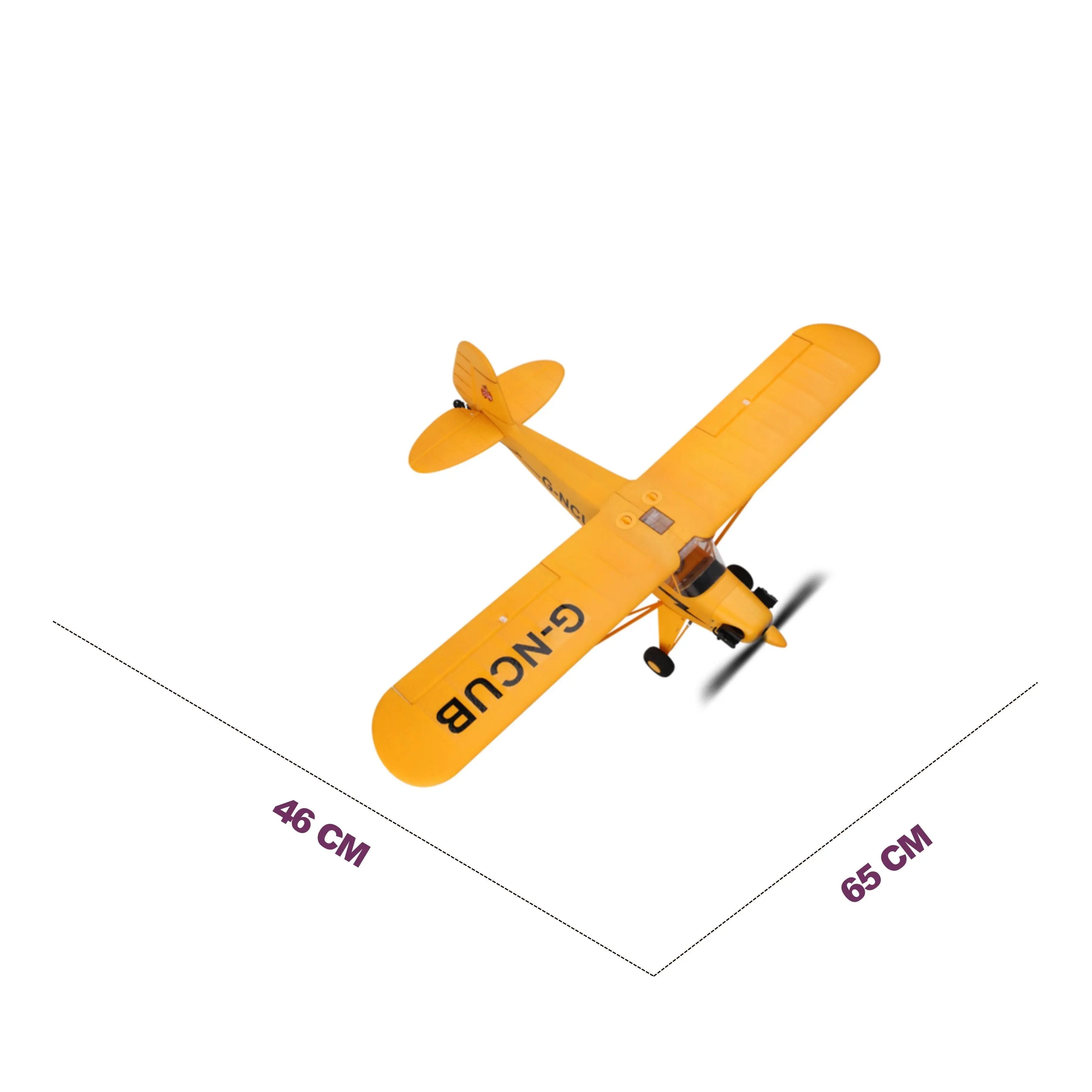 Ultimate Beginner RC Aircraft with Large Brushless Motor & Gyroscope 5-Channel Control PLAYPULSE