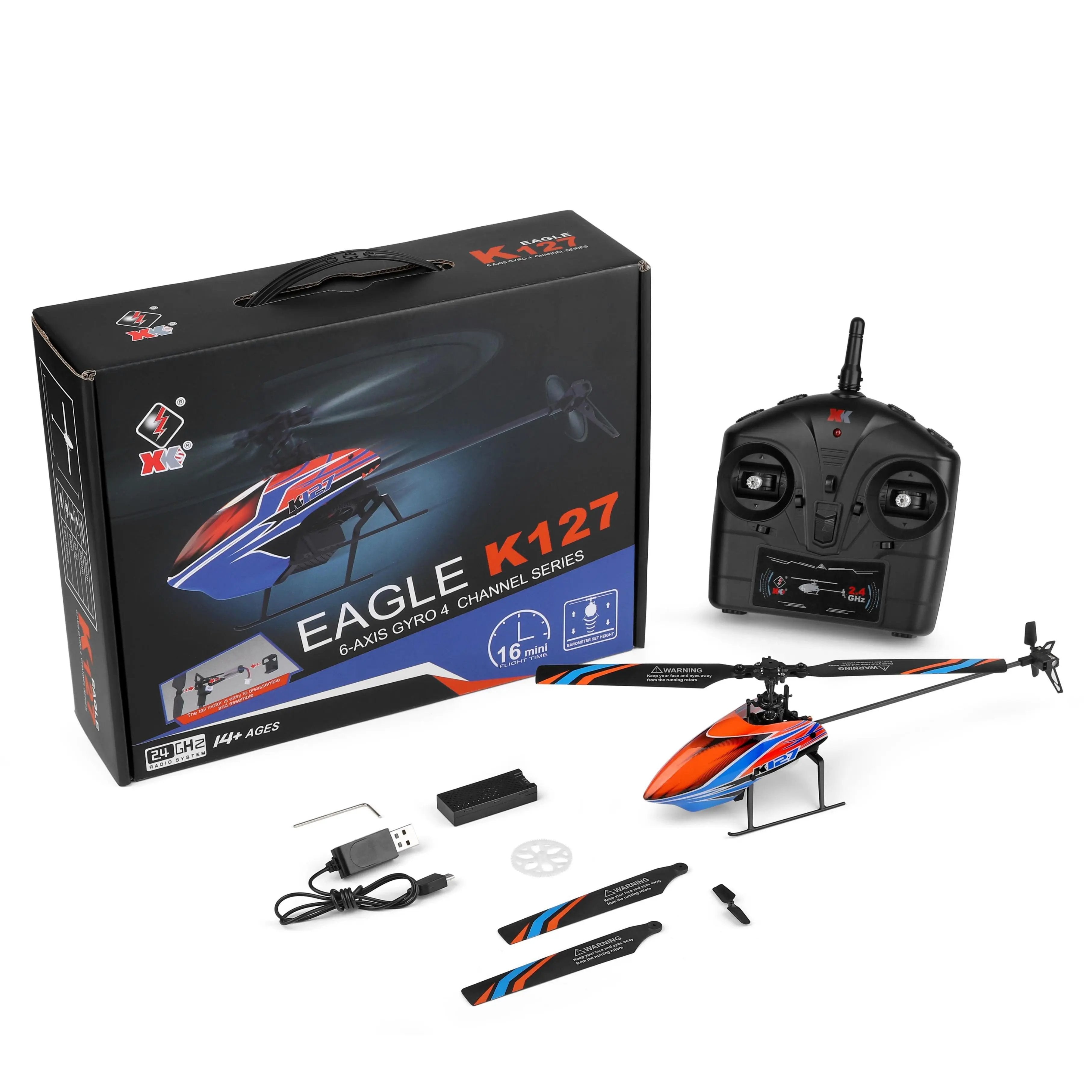 4 Channel RC Helicopter with 6-Axis Gyro, Easy to Fly Beginner RC Aircraft RC Cars | Remote Control Toys for Kids and Pets