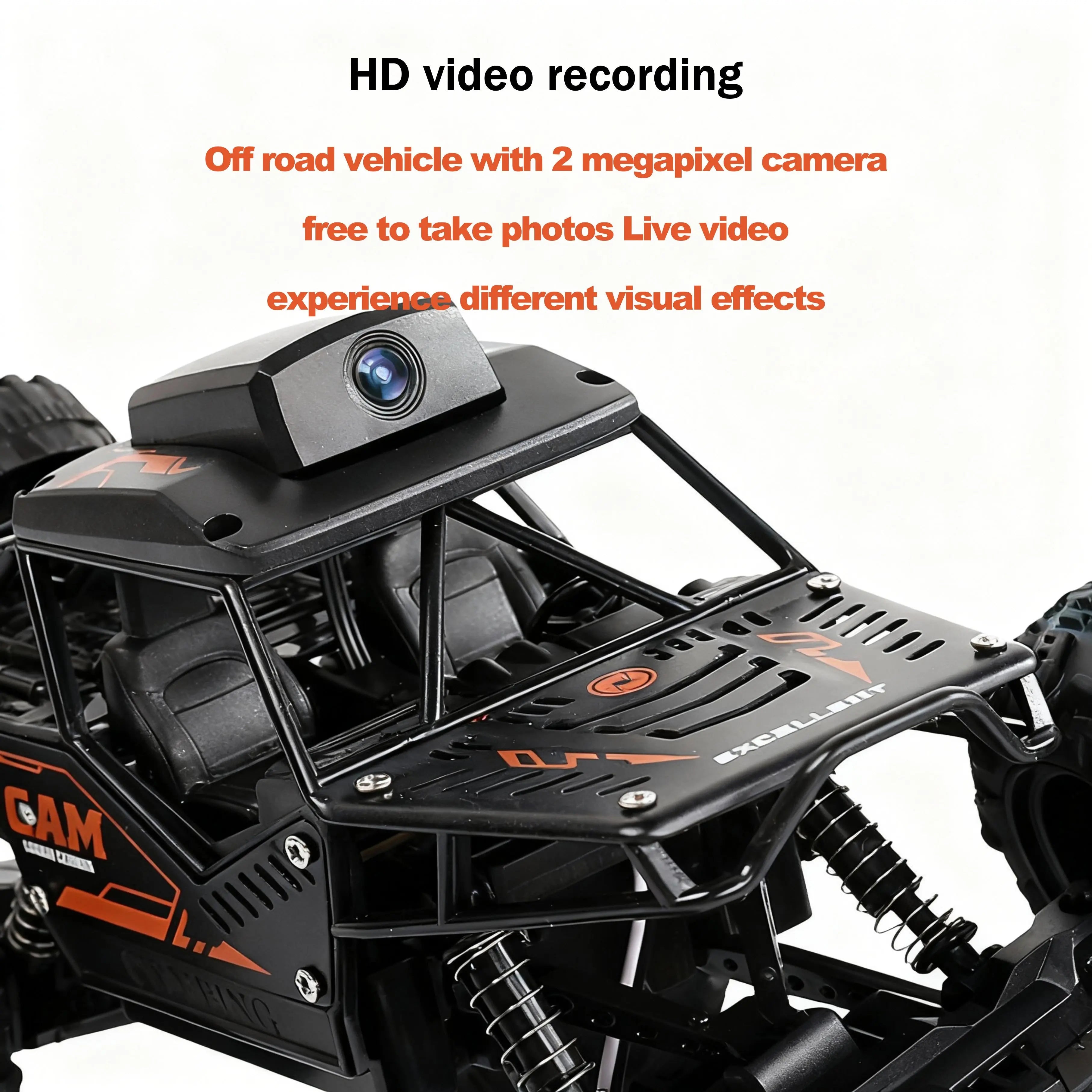 4WD RC Monster Truck with WiFiCam HD Video PLAYPULSE