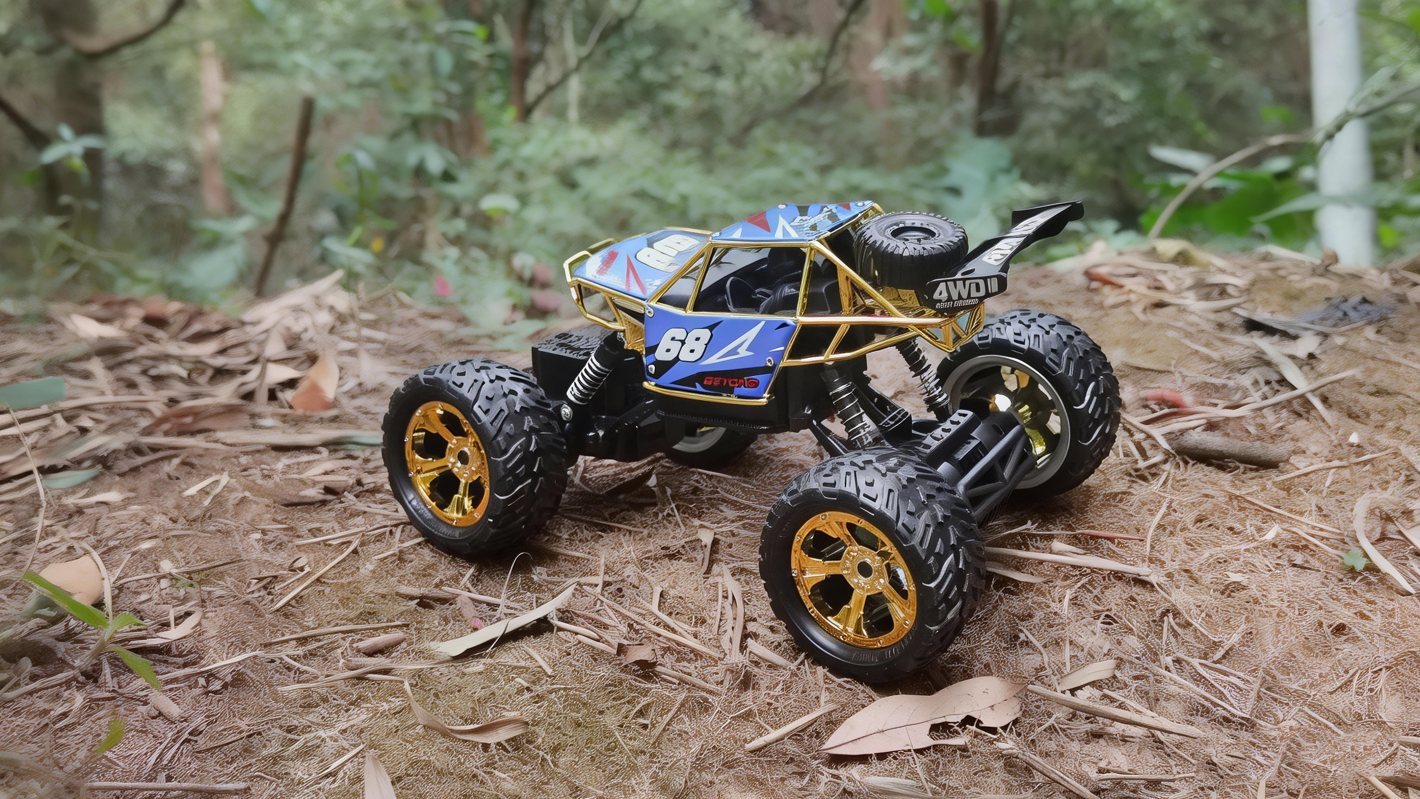 4WD RC Rock Crawler - 30km/h, 2.4GHz Remote Control Off-Road Truck-Desktop Banner