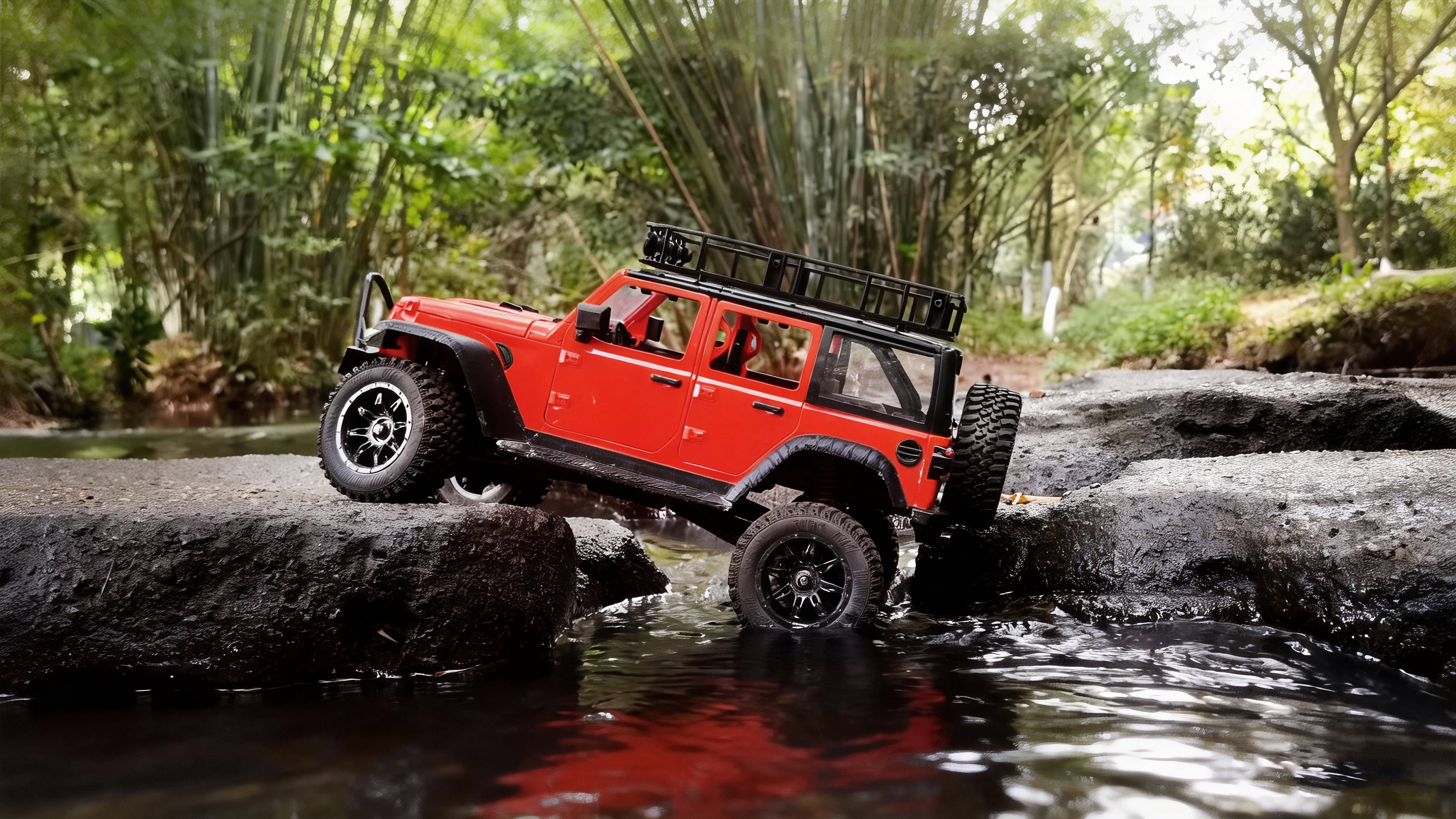 MN128: Born to Climb 1:12 Scale Rock Crawler 4x4 RC Car-Desktop Banner