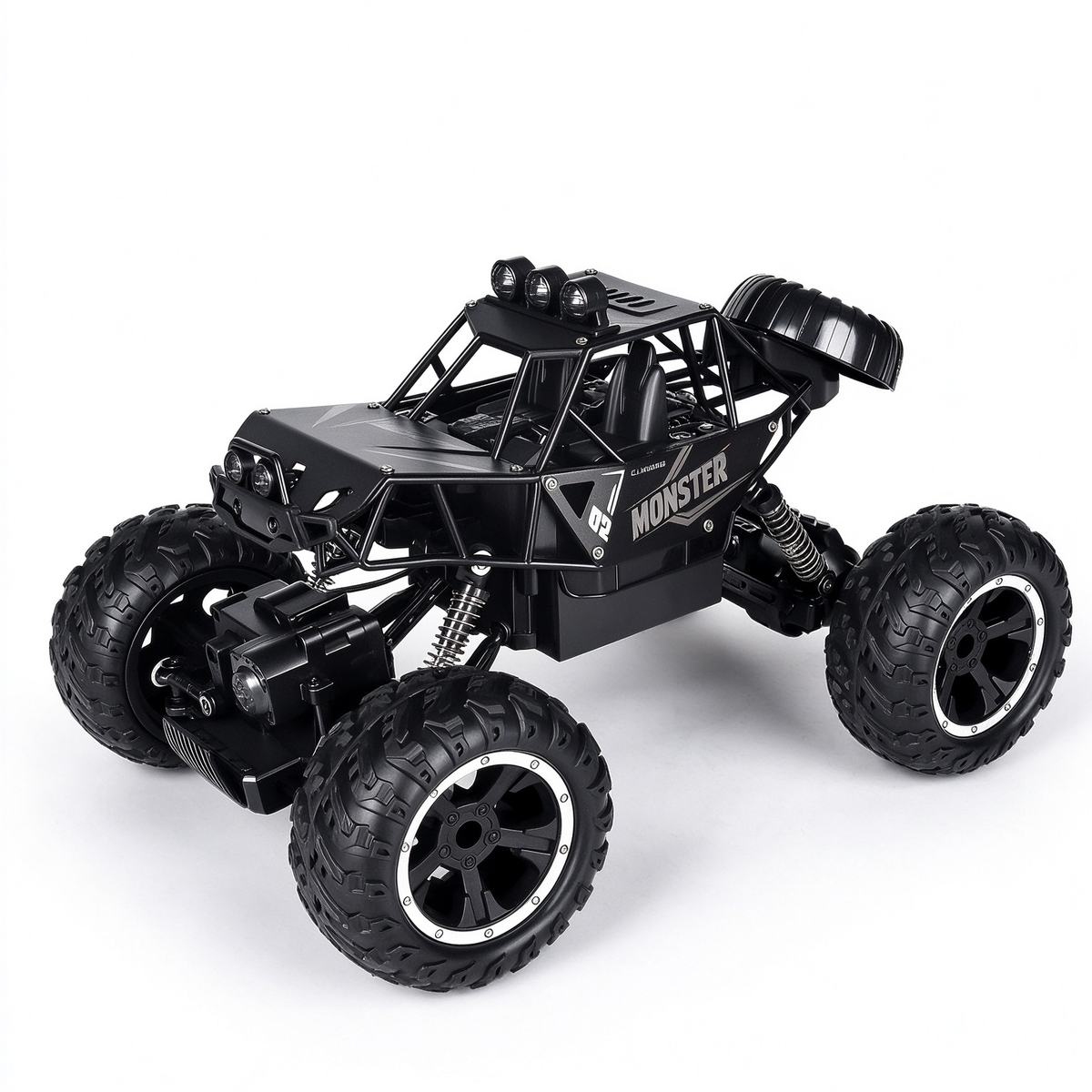 PlayPulseRC 1:16 4WD Alloy RC Rock Crawler with LED Lights