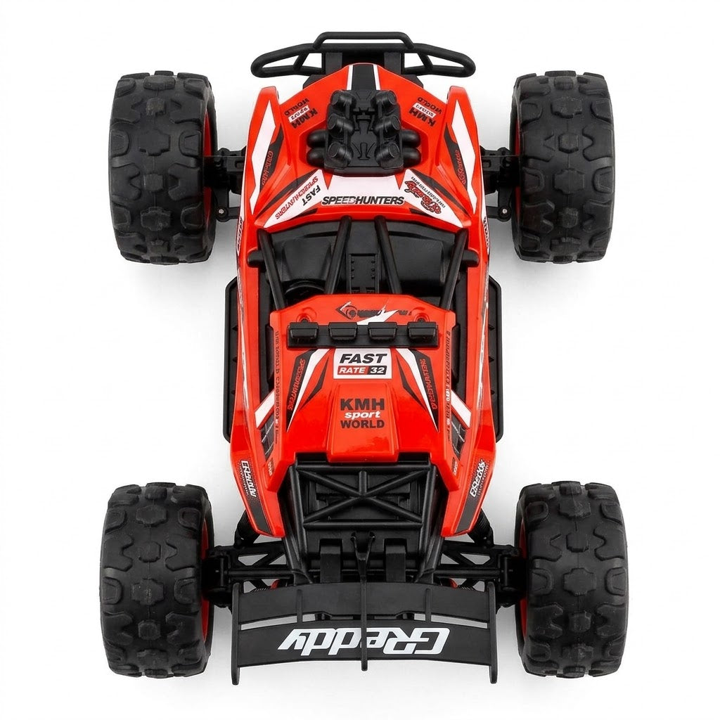 PlayPulseRC 8142 1:18 4WD Alloy RC Truck with Spray