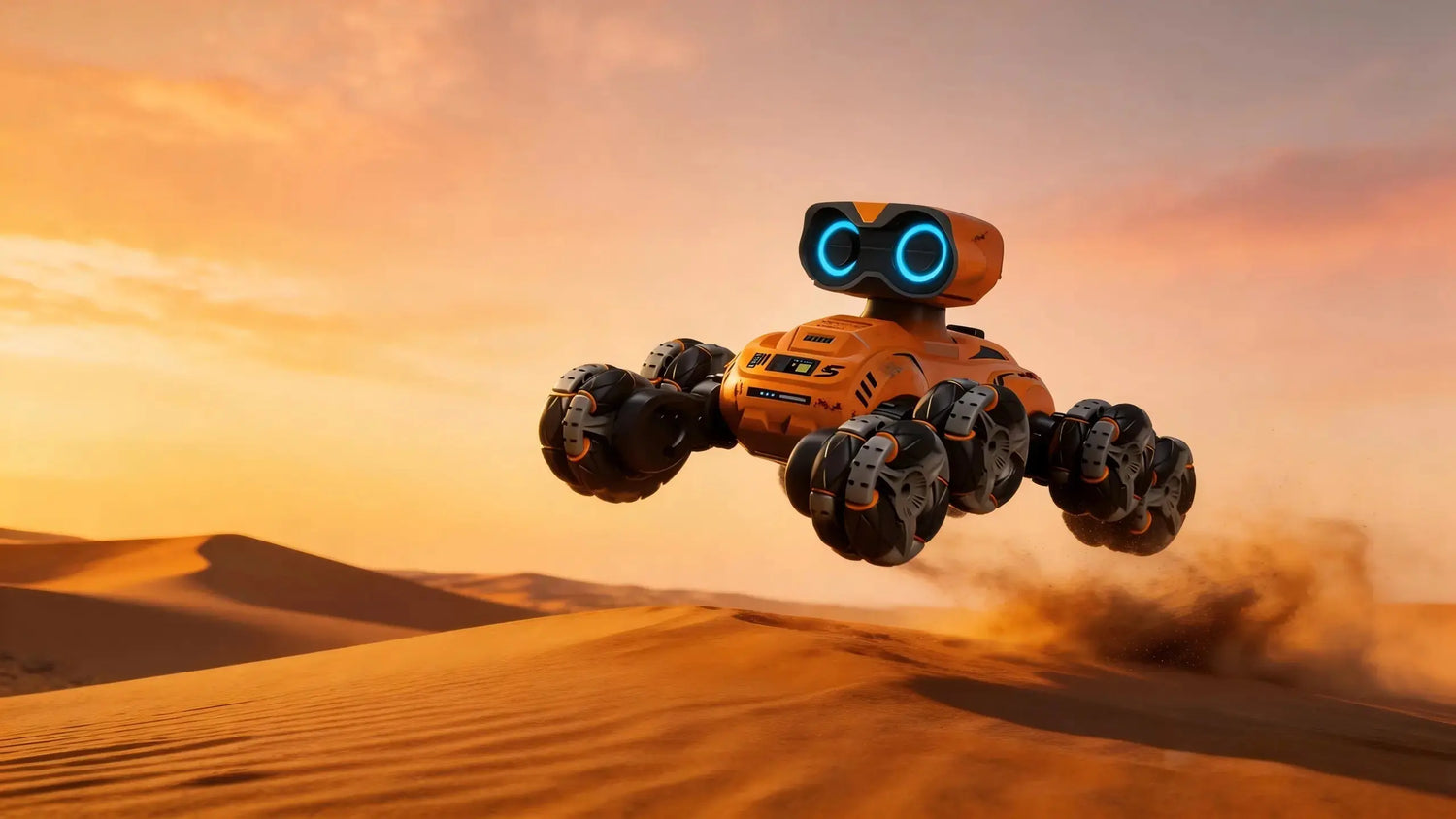 YT6639 8-Wheel RC Stunt Car - 360° Flip Robot with Flexible Limbs
