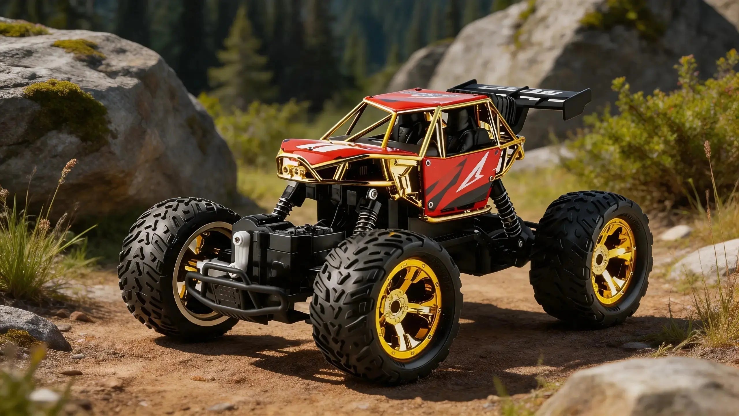 4WD RC Rock Crawler - 30km/h, 2.4GHz Remote Control Off-Road Truck