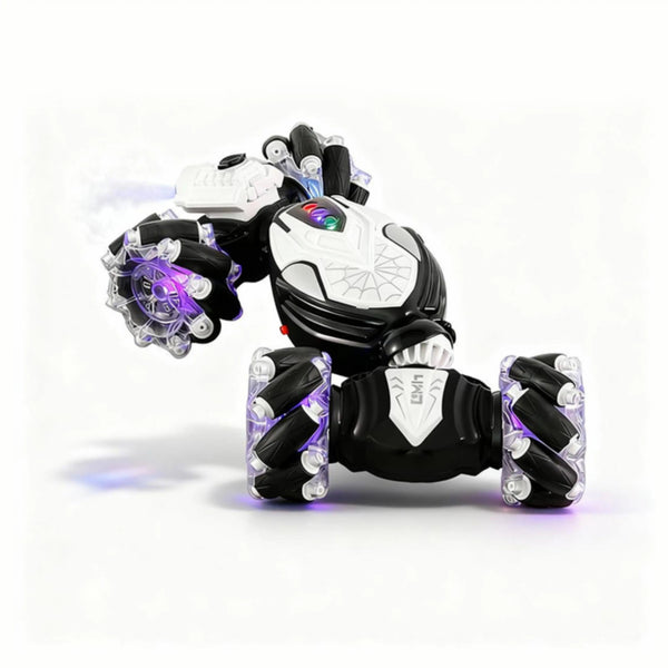 878A Remote Controlled Stunt Car: 360° Spin, Dual Control & All-Terrain Climber - PLAYPULSE RC