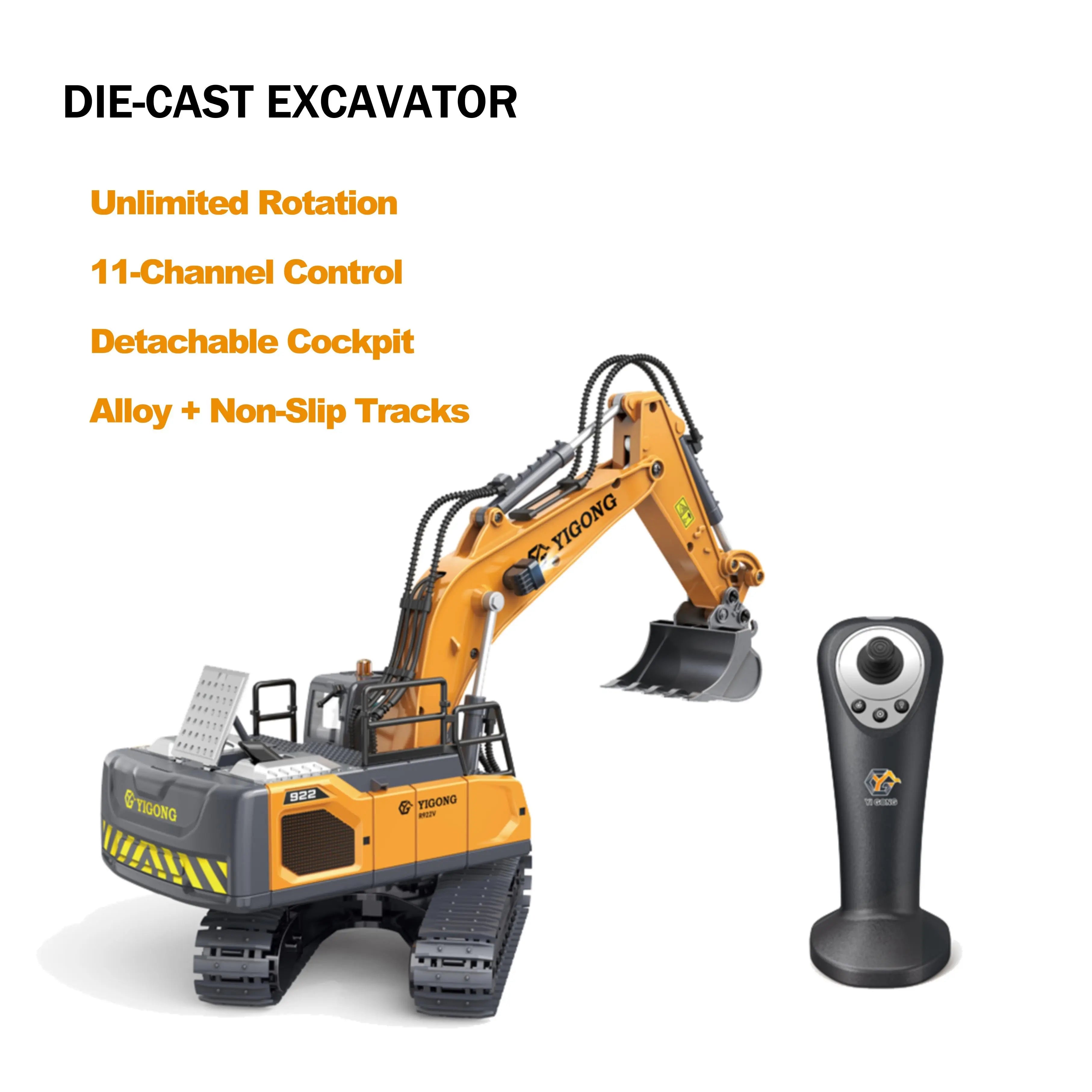 2.4G RC Engineering Car Toys,Dump Truck,Bulldozer,Excavator PLAYPULSE RC