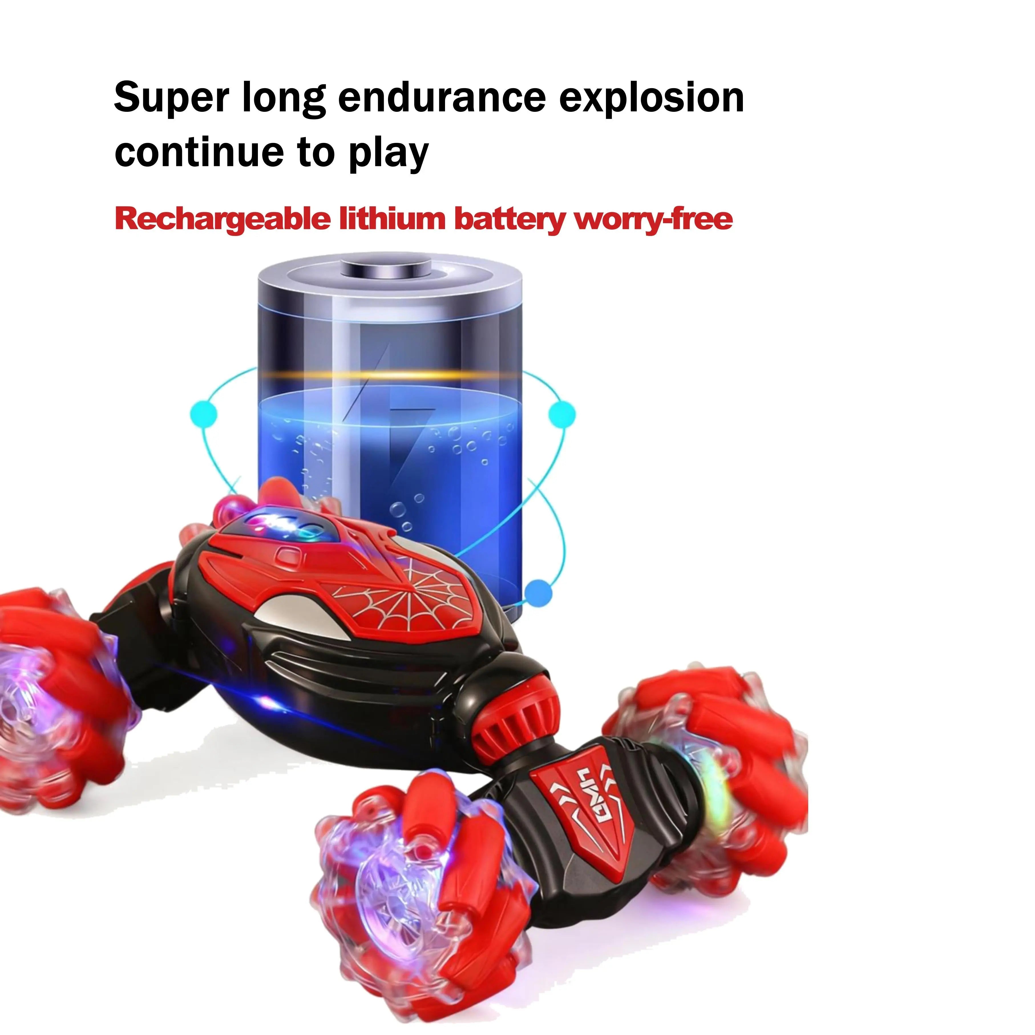 Multi-Directional 360 Rotation RC Stunt Vehicle PLAYPULSE RC