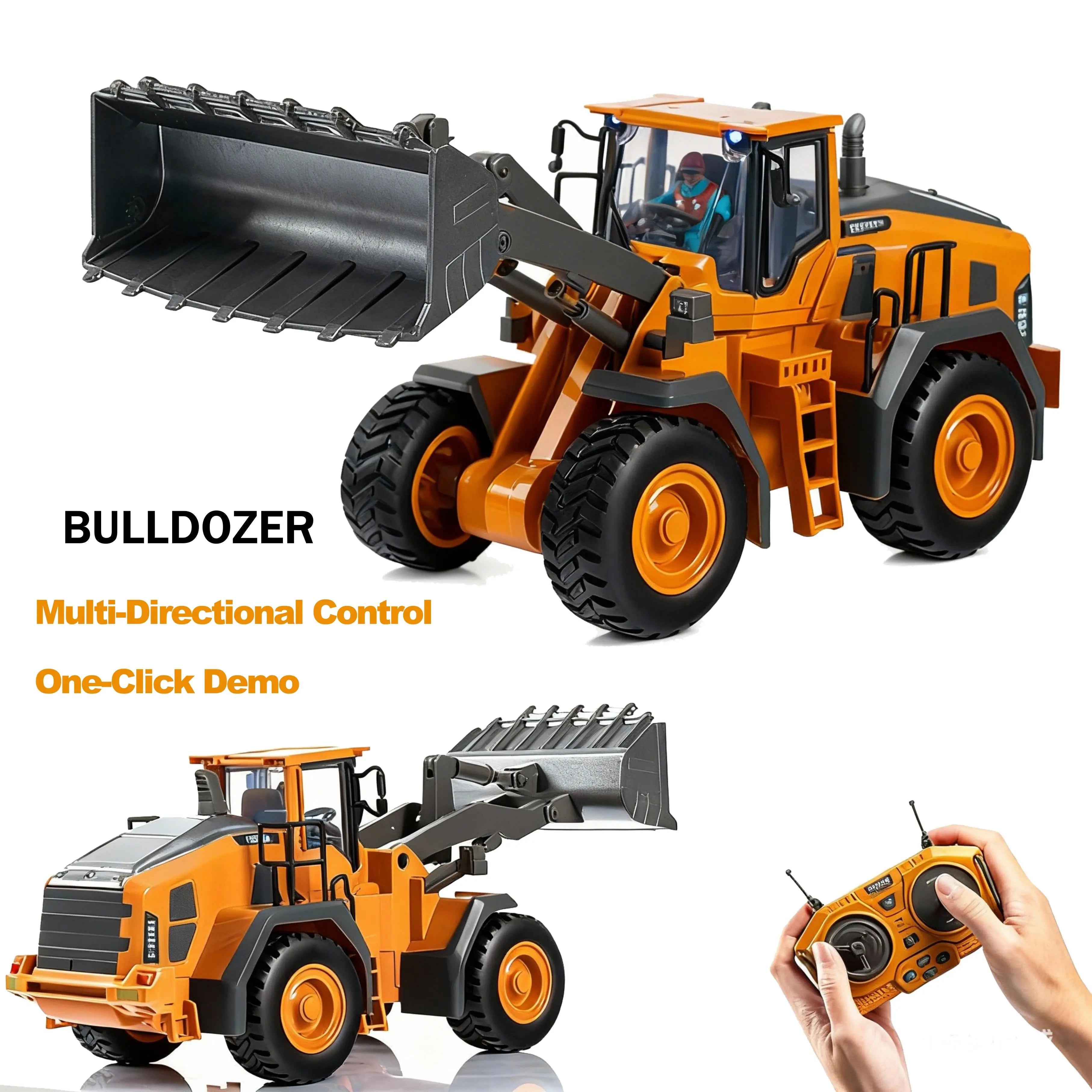 2.4G RC Engineering Car Toys,Dump Truck,Bulldozer,Excavator PLAYPULSE RC