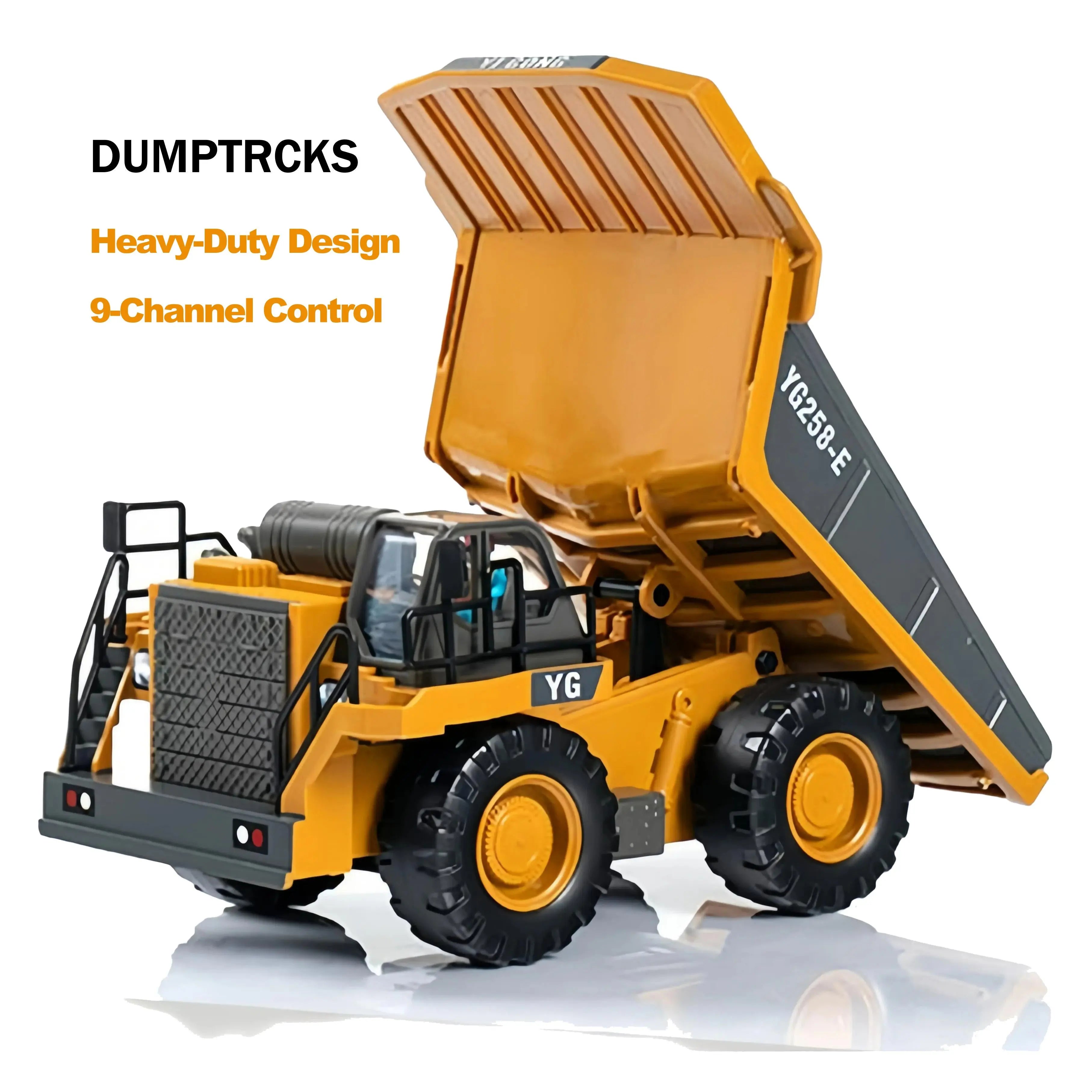 2.4G RC Engineering Car Toys,Dump Truck,Bulldozer,Excavator PLAYPULSE RC
