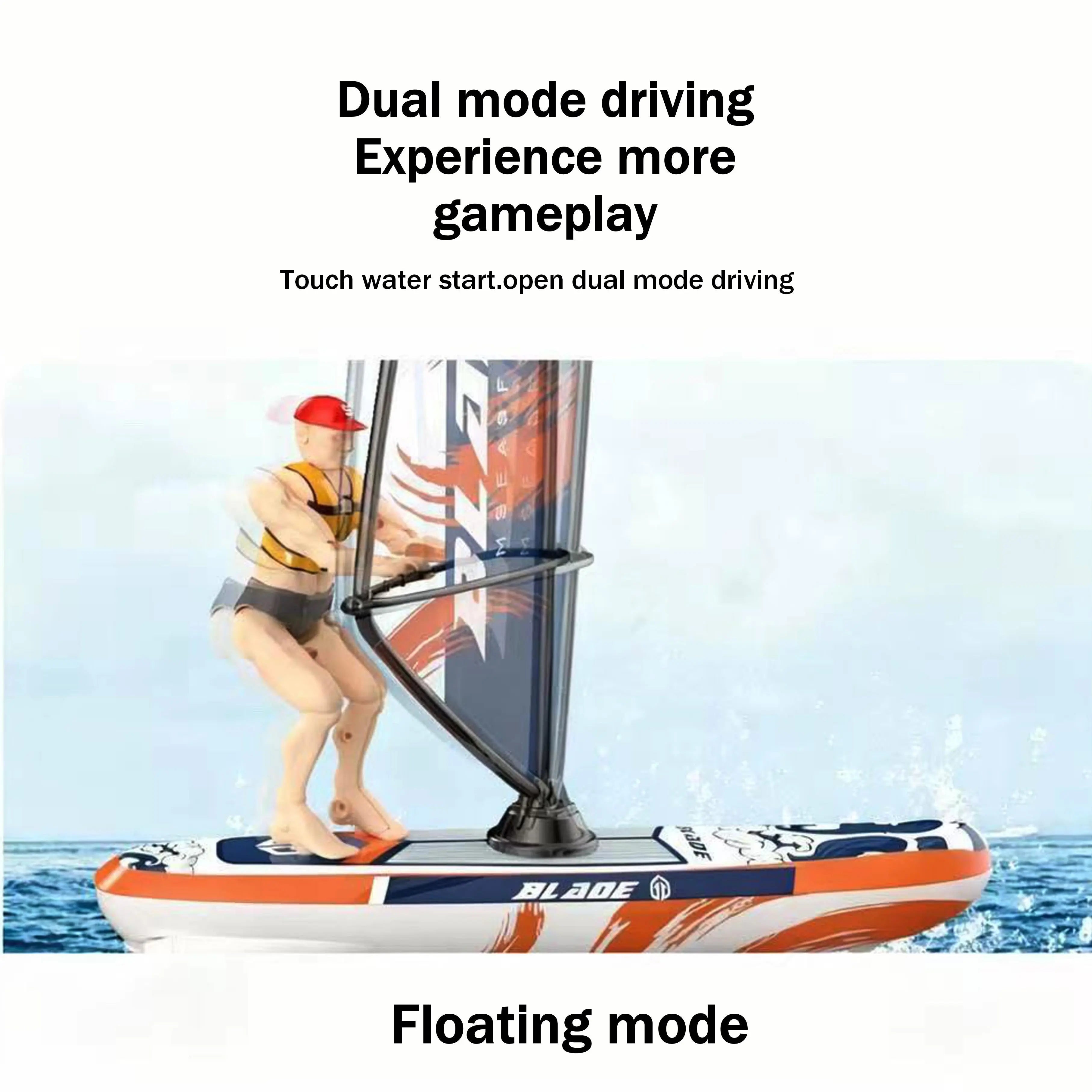 LED Sailboat RC Boat for Pools, Lakes & Bathtubs PLAYPULSE RC