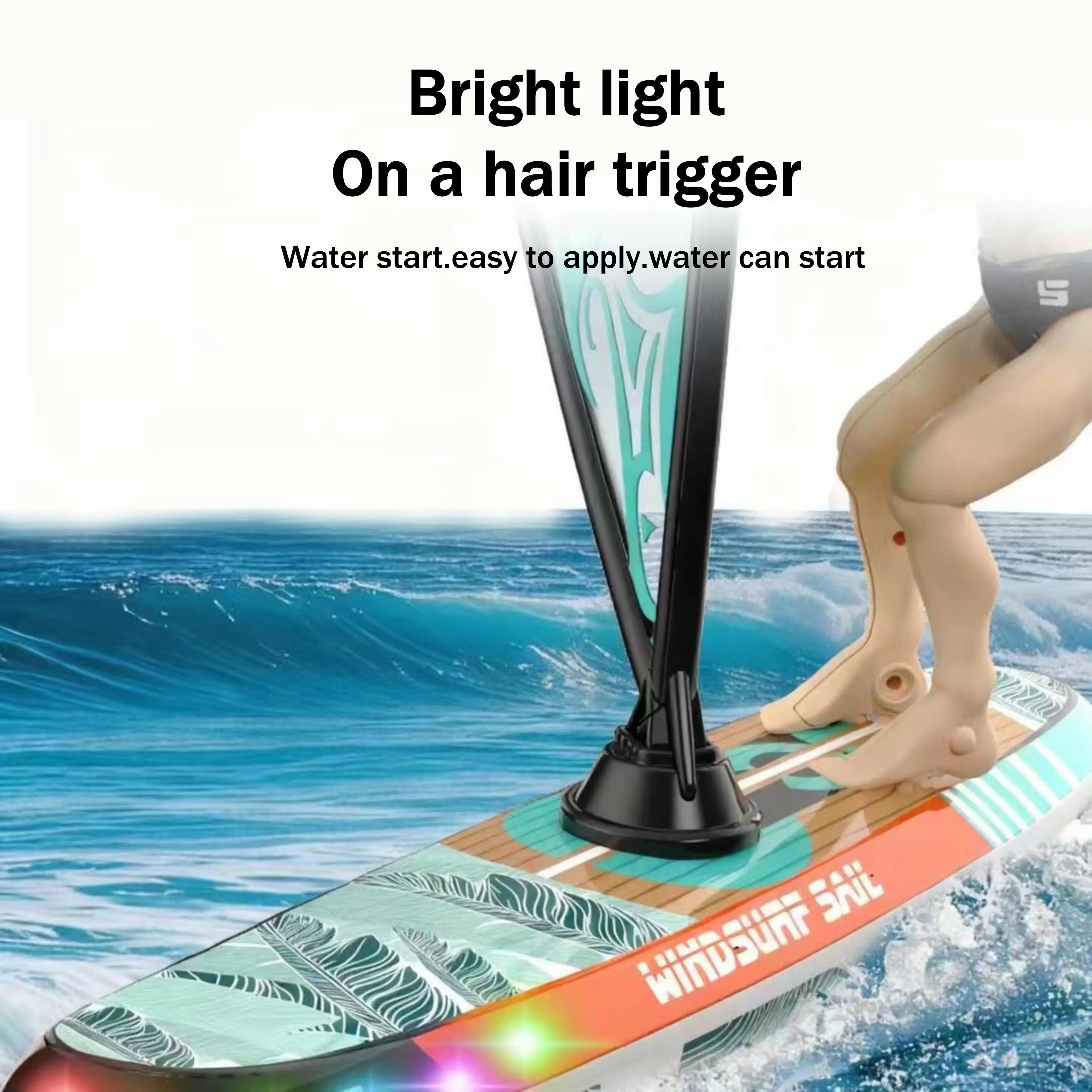 LED Sailboat RC Boat for Pools, Lakes & Bathtubs PLAYPULSE RC