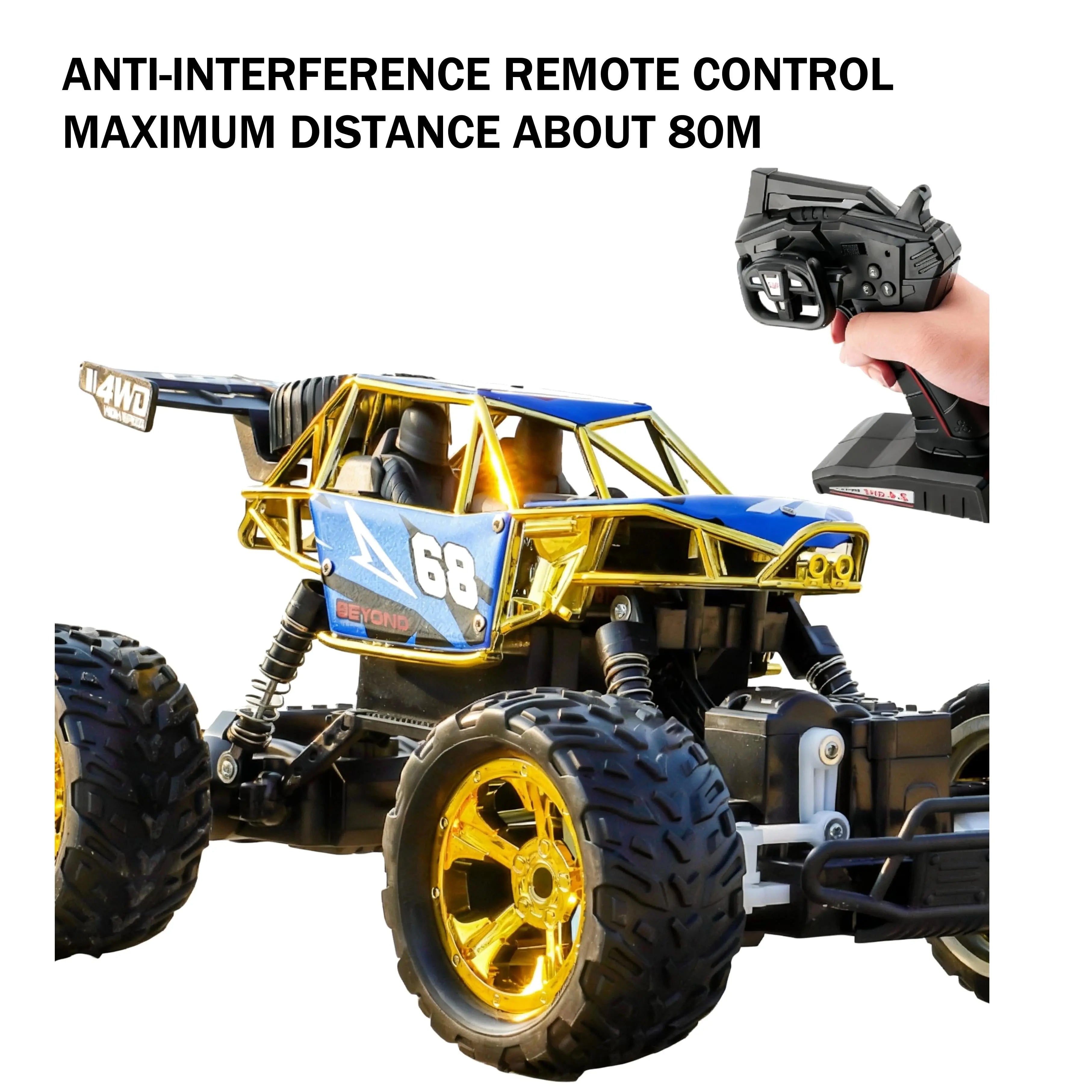 High-Speed RC Racing Truck with Four-Wheel Drive PLAYPULSE RC