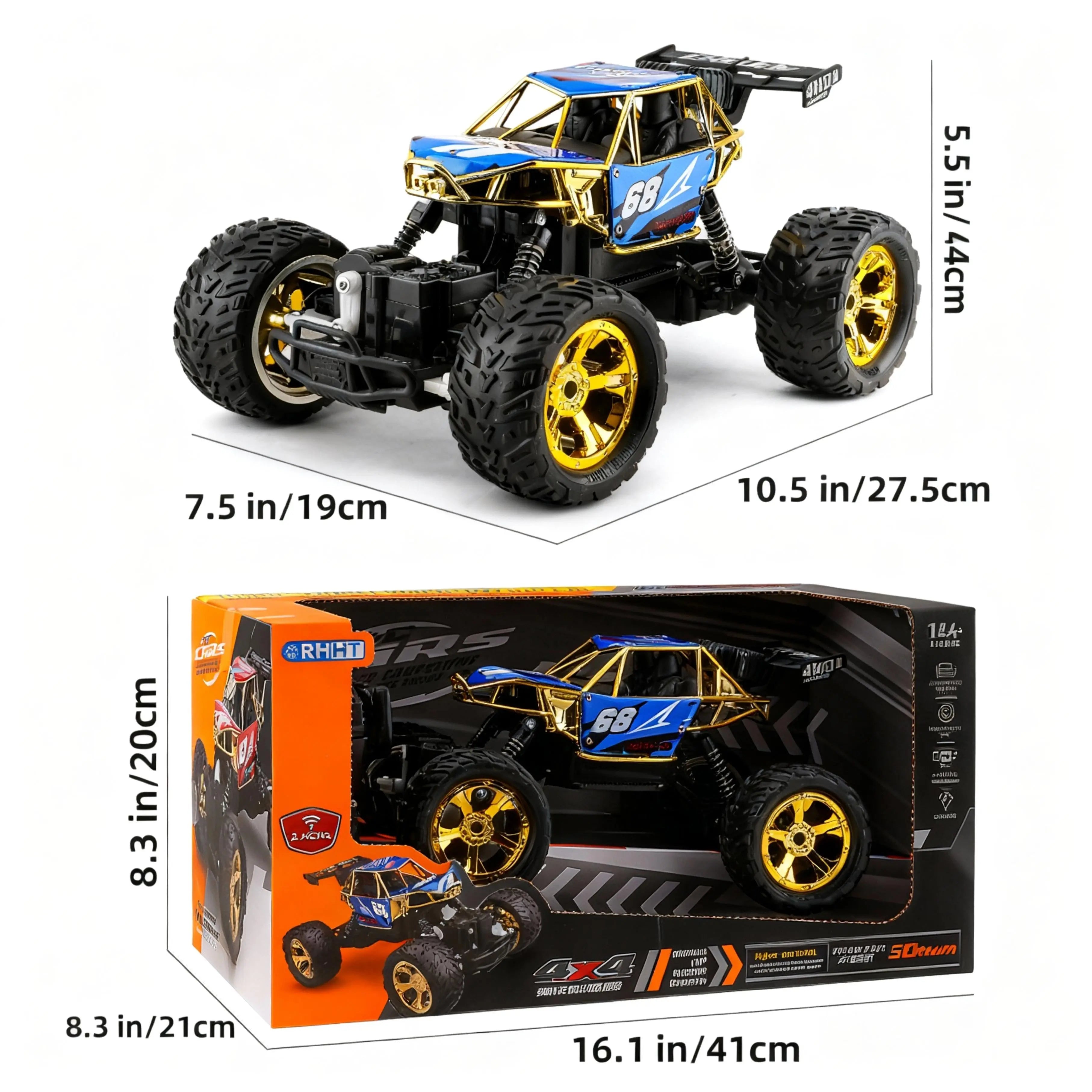 High-Speed RC Racing Truck with Four-Wheel Drive PLAYPULSE RC