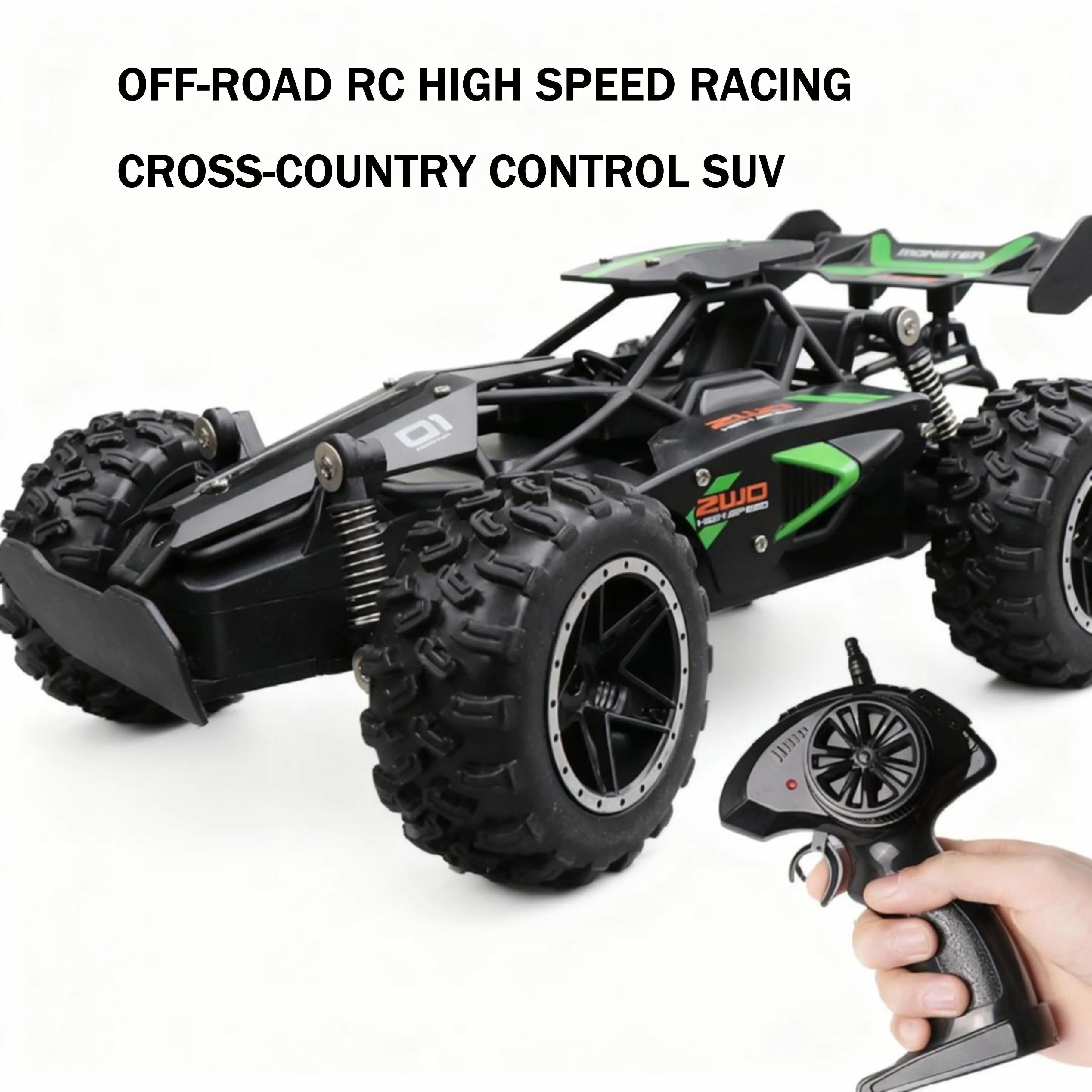 4WD High-Speed Off-Road Remote Control Car,1:18 Fast RC Cars PLAYPULSE RC