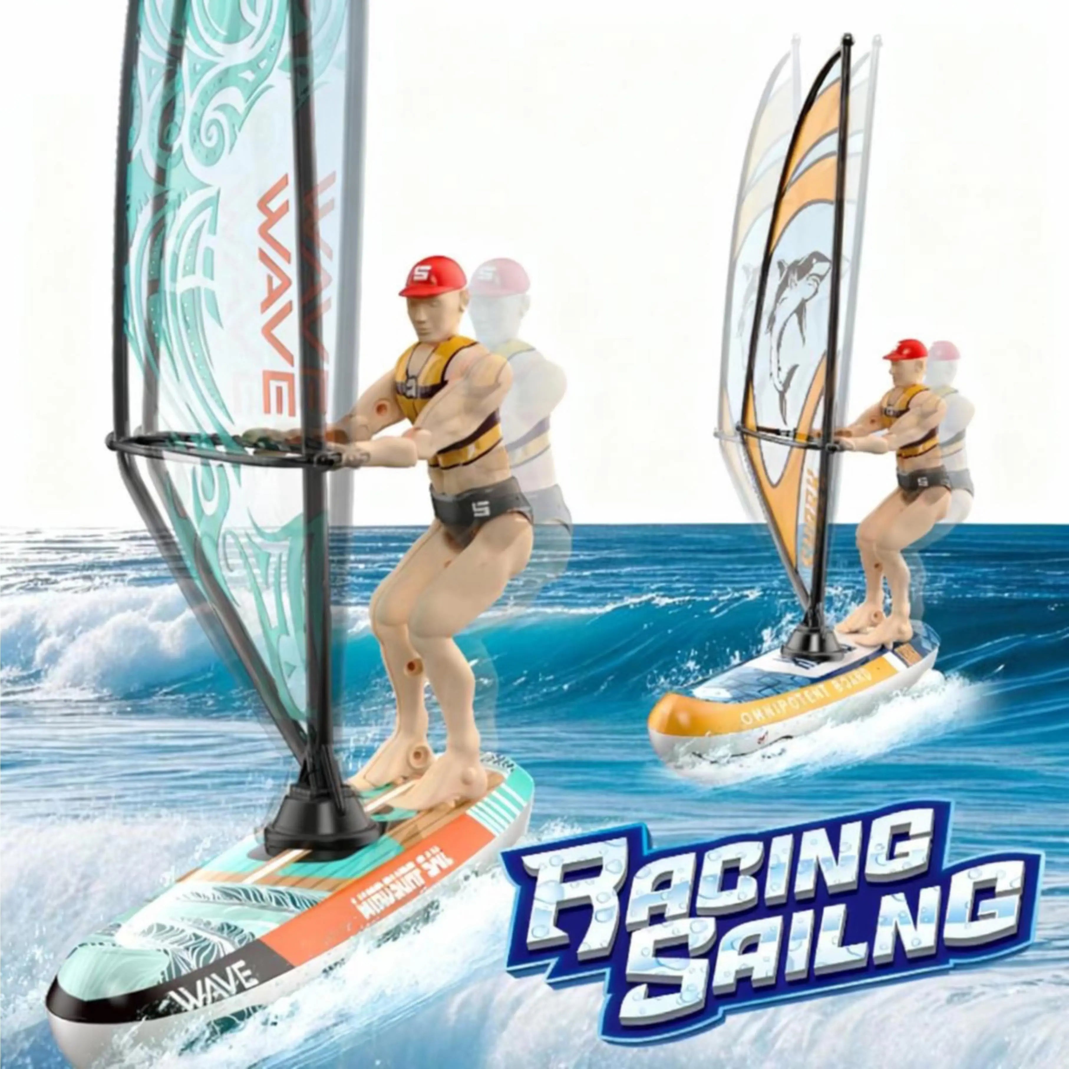 LED Sailboat RC Boat for Pools, Lakes & Bathtubs PLAYPULSE RC