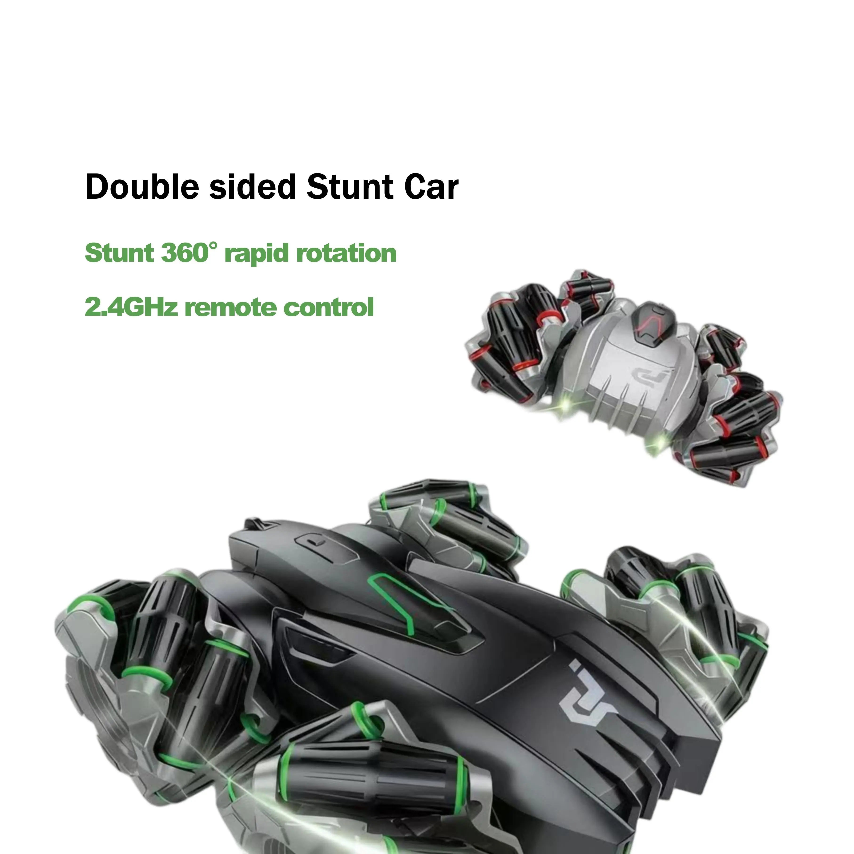 Double Sided Flipping RC Stunt Car,Pet Interaction Toys PLAYPULSE RC