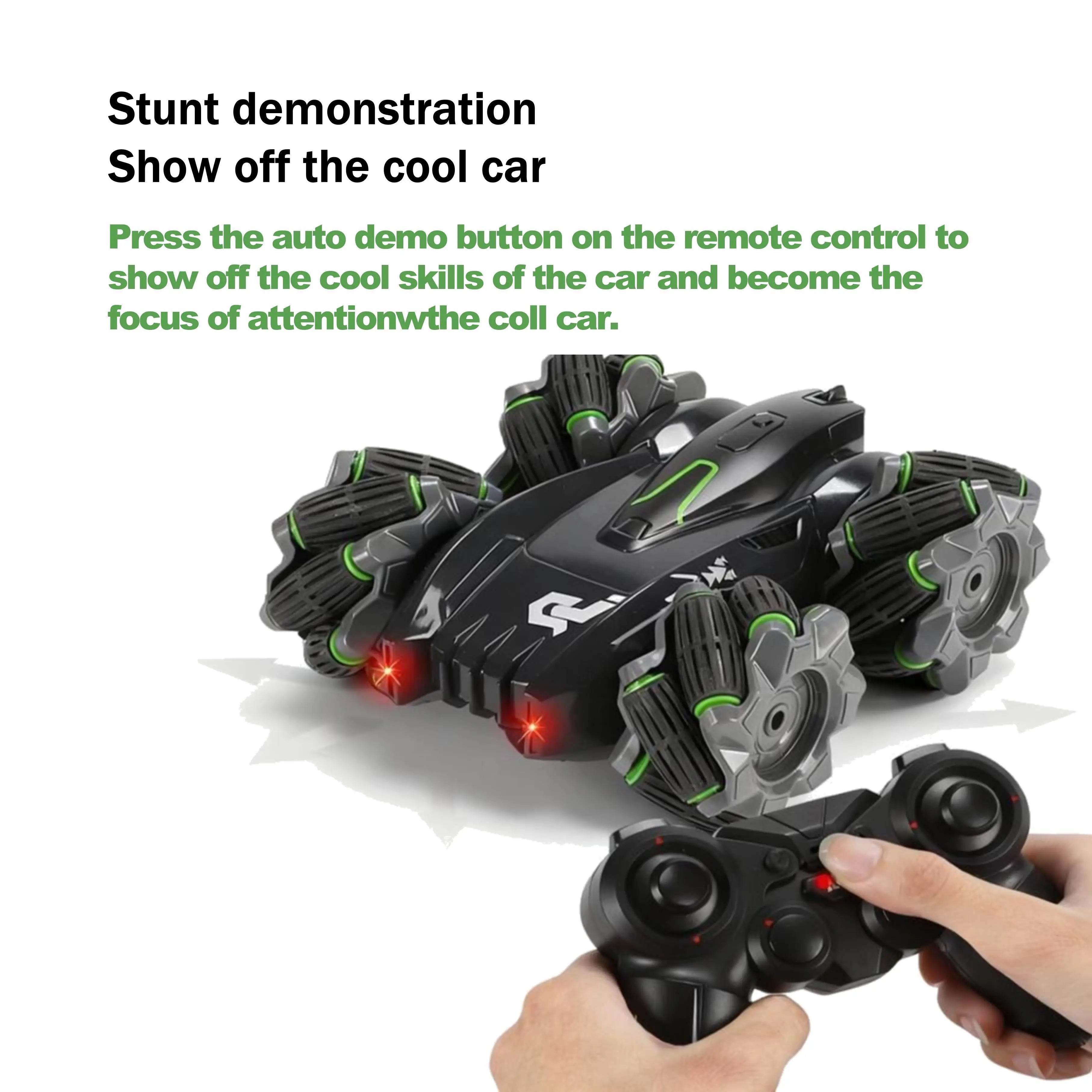 Double Sided Flipping RC Stunt Car,Pet Interaction Toys PLAYPULSE RC