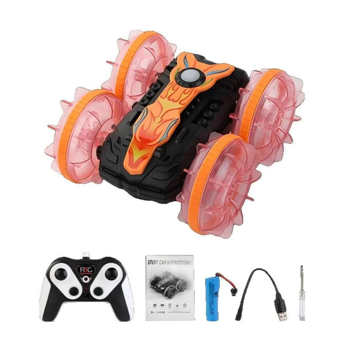 Waterproof 4WD Stunt Remote Control Vehicle for Kids and Pets PLAYPULSE RC