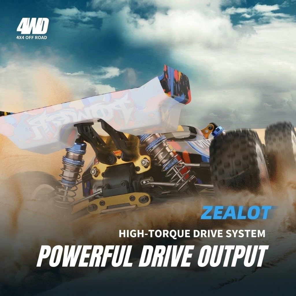 PlayPulseRC 124007 1:12 Brushless RC Buggy 4WD 75 km/h