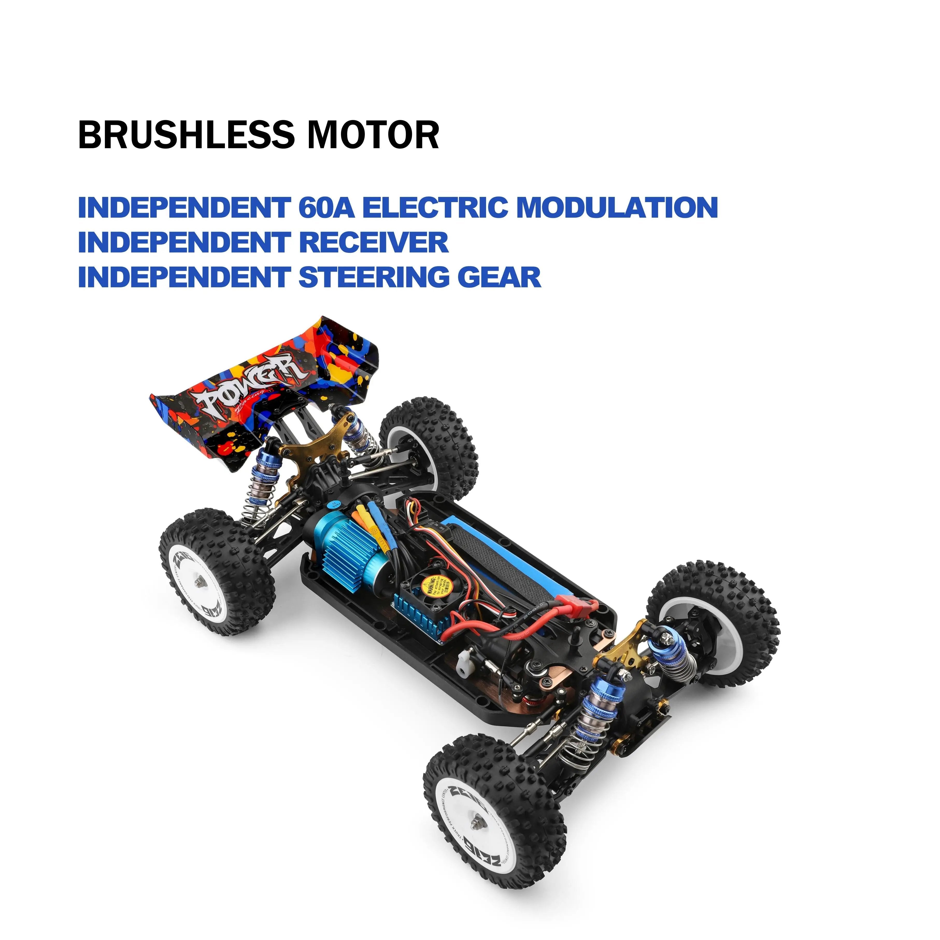 Hot Racing RC 4WD 75km/h High-Speed 1:12 Scale Off-Road Car for Teens PLAYPULSE