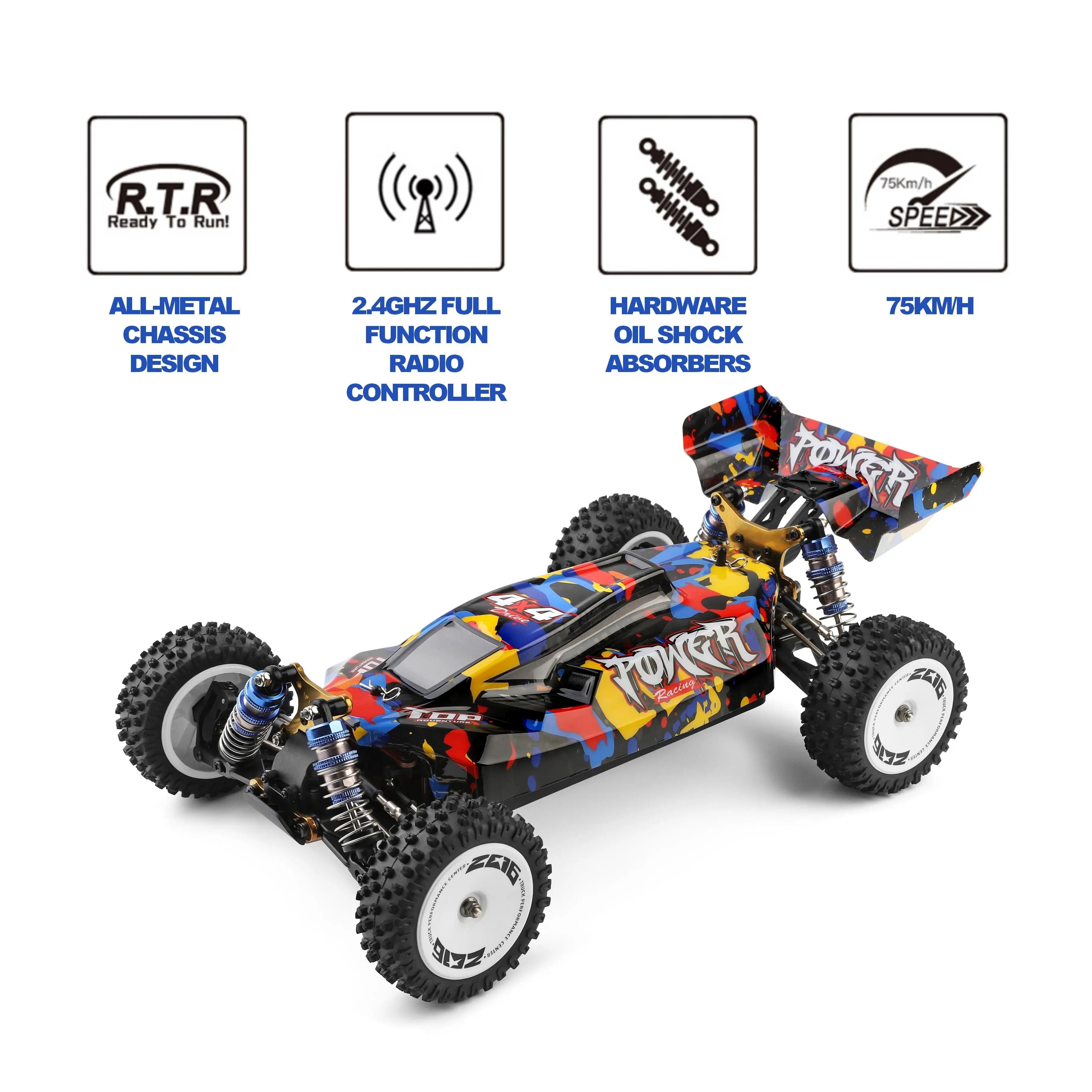 Hot Racing RC 4WD 75km/h High-Speed 1:12 Scale Off-Road Car for Teens PLAYPULSE