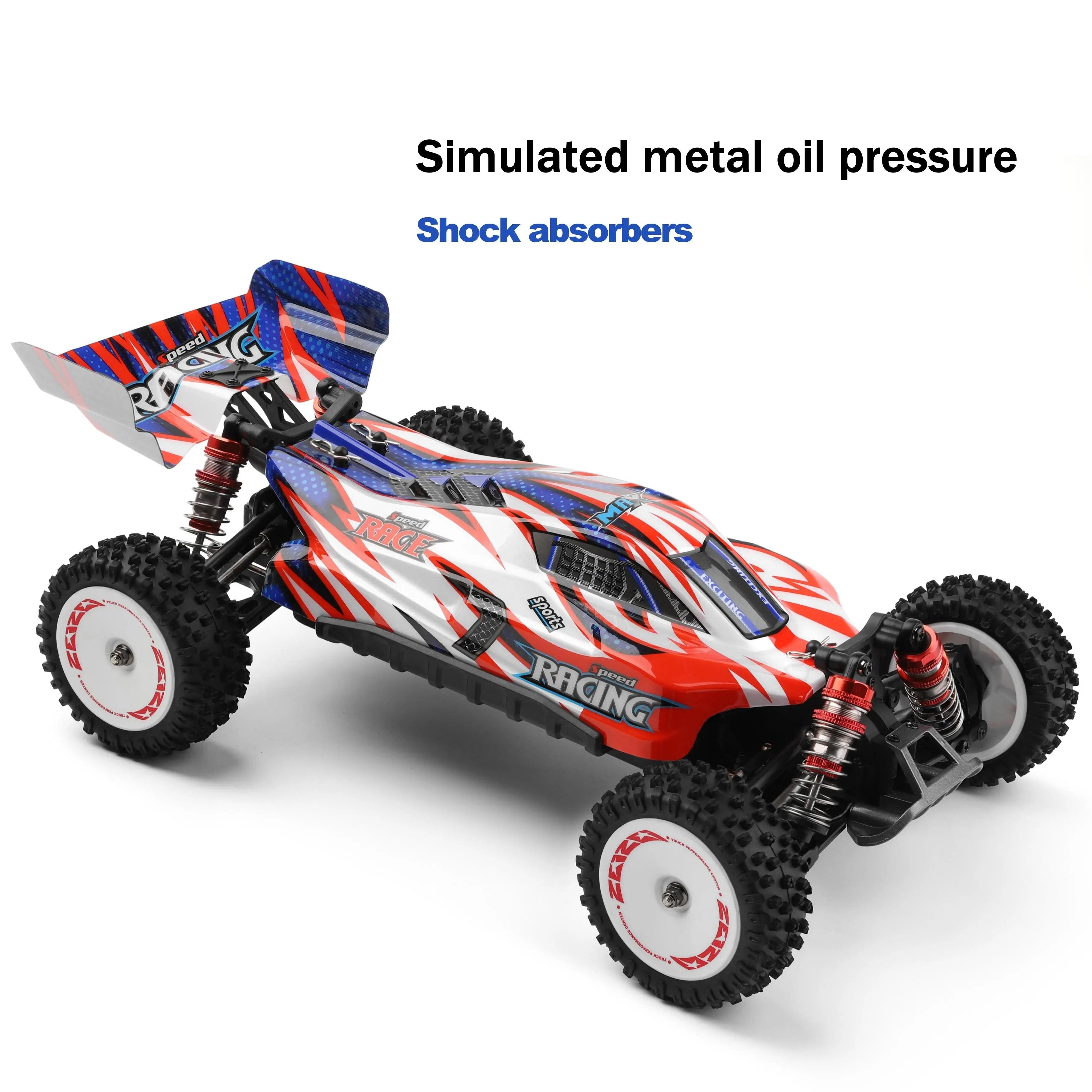 60KM/H High-Speed All Terrains RC Racing Car with Independent Suspension PLAYPULSE RC