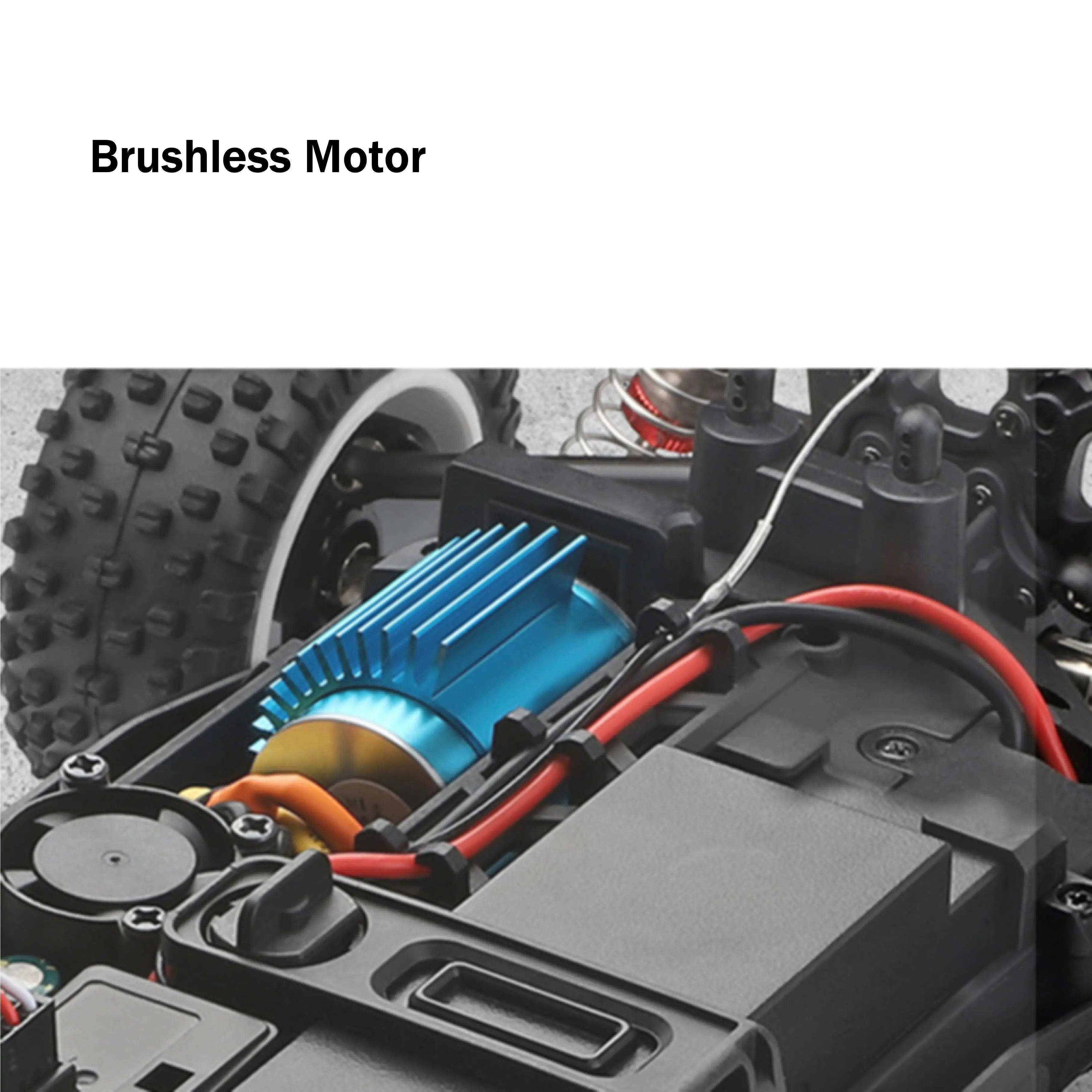 60KM/H High-Speed All Terrains RC Racing Car with Independent Suspension PLAYPULSE RC