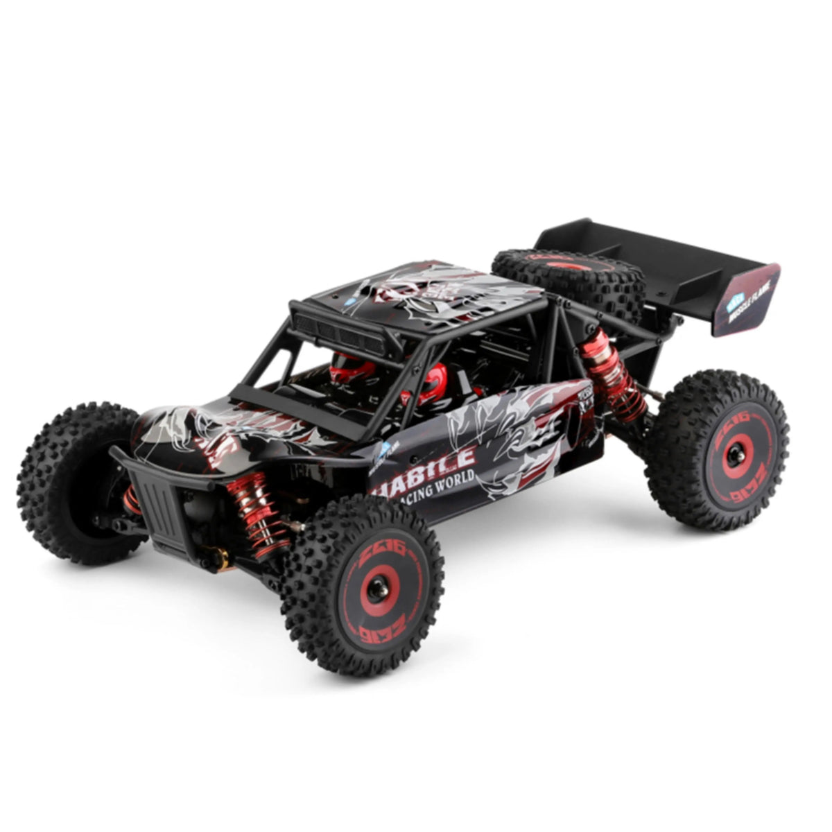 124016 1:12 Brushless Engine RC Truck | 75Km/h, 4WD, All-Metal - PLAYPULSE RC