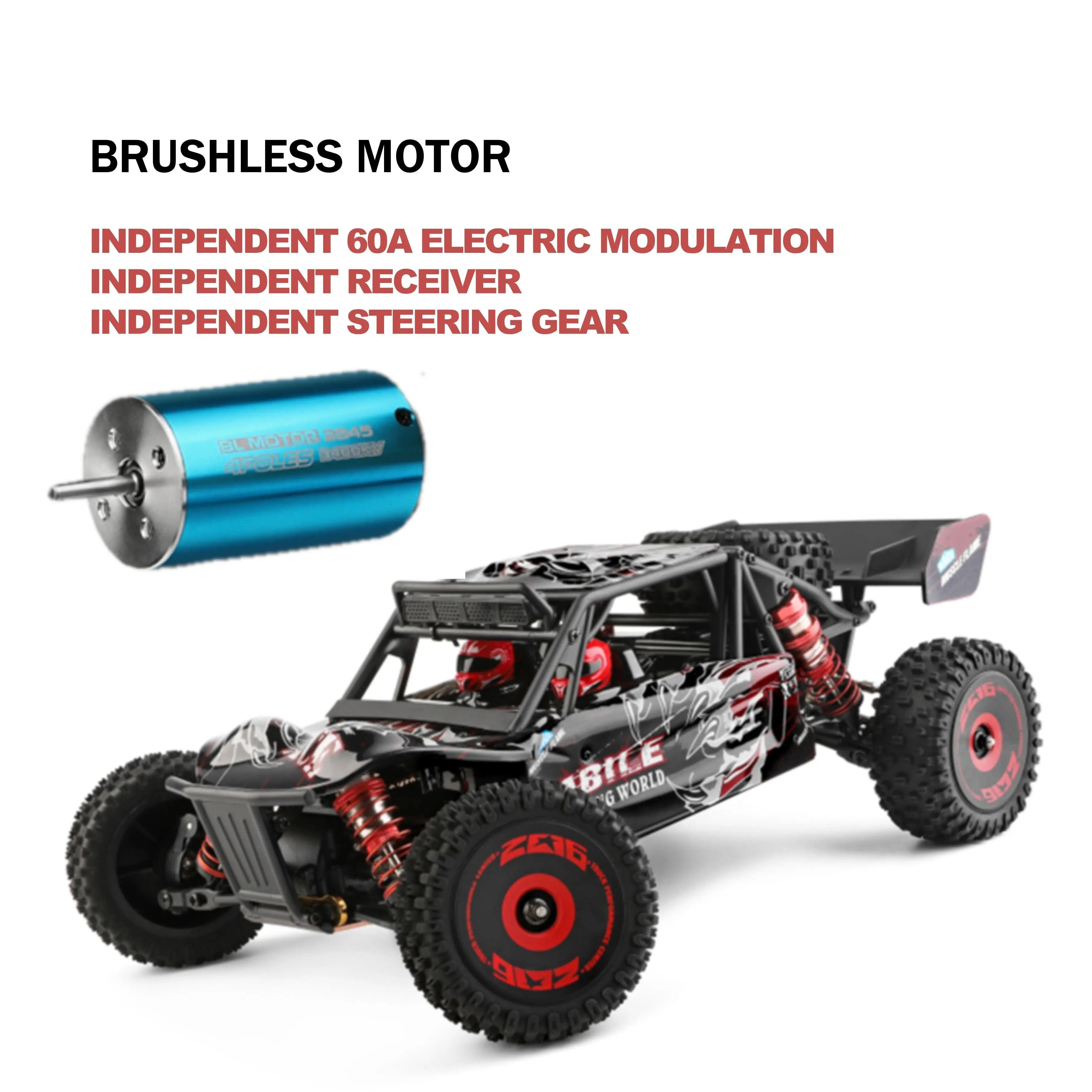 75km/h Brushless Top Speed RC Cars 4WD Desert Truck for Off-Road Adventure PLAYPULSE RC