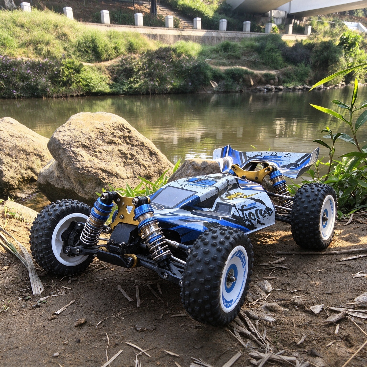 PlayPulseRC 124017 1:12 Brushless RC Buggy 4WD 75 km/h