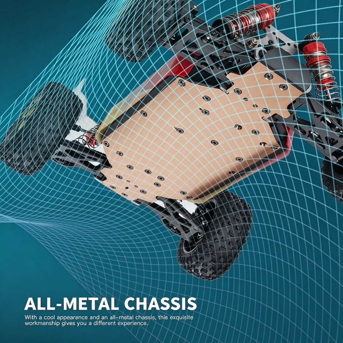 PlayPulseRC 144010 1:14 Brushless RC Buggy 4WD Drift