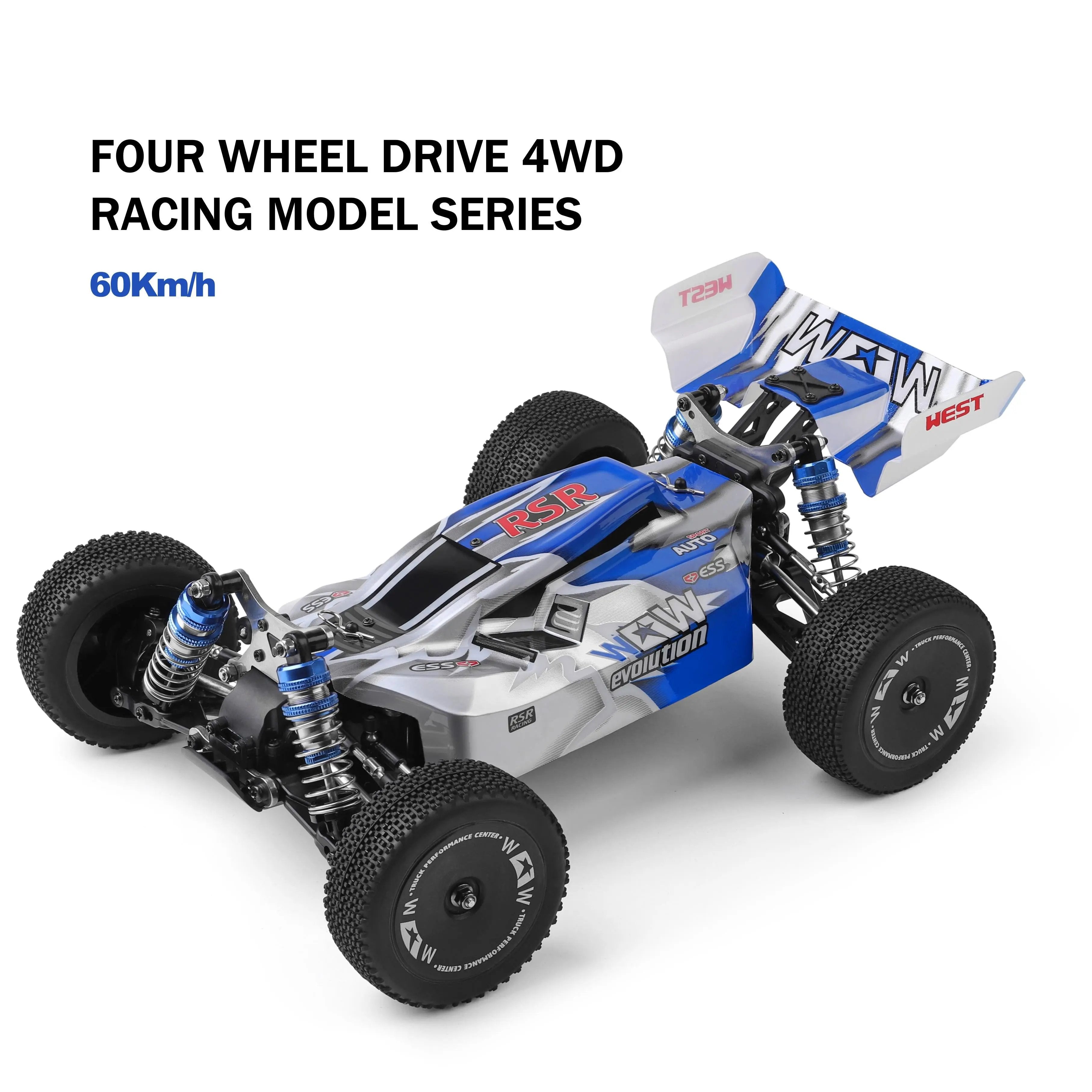 Control Car Racing 1:14 4WD Climbing Car with Multifunctional Lighting PLAYPULSE RC