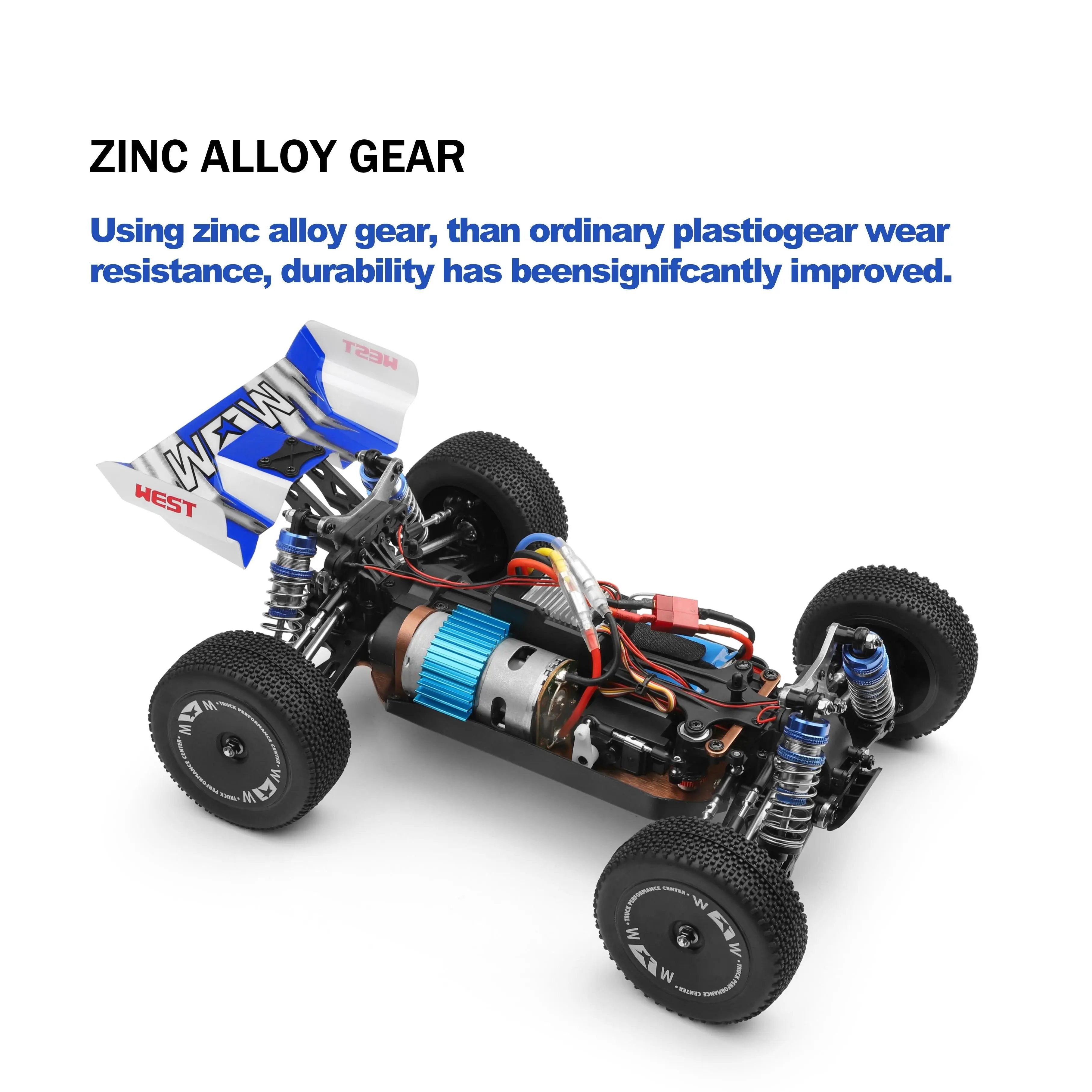 Control Car Racing 1:14 4WD Climbing Car with Multifunctional Lighting PLAYPULSE RC