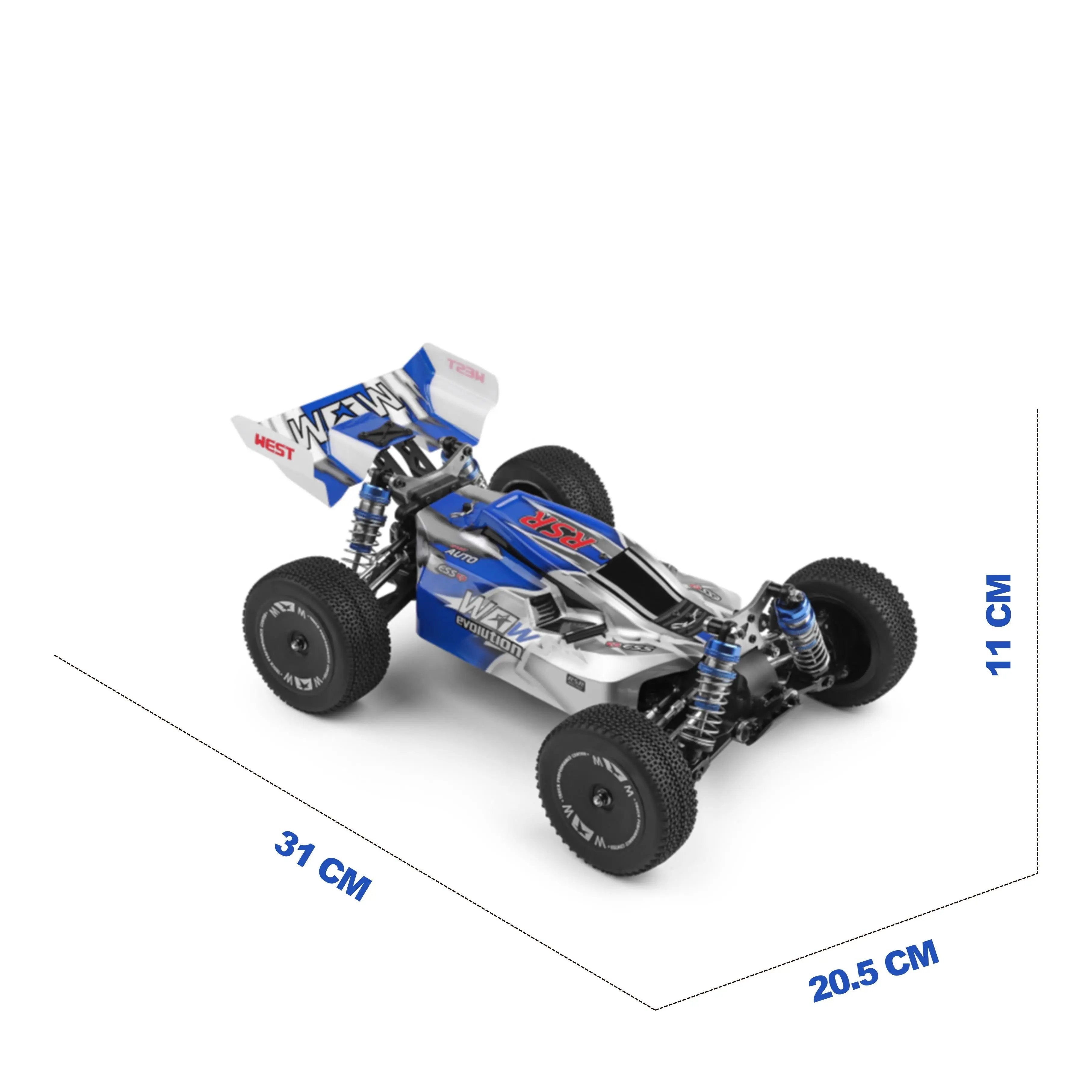 Control Car Racing 1:14 4WD Climbing Car with Multifunctional Lighting PLAYPULSE RC