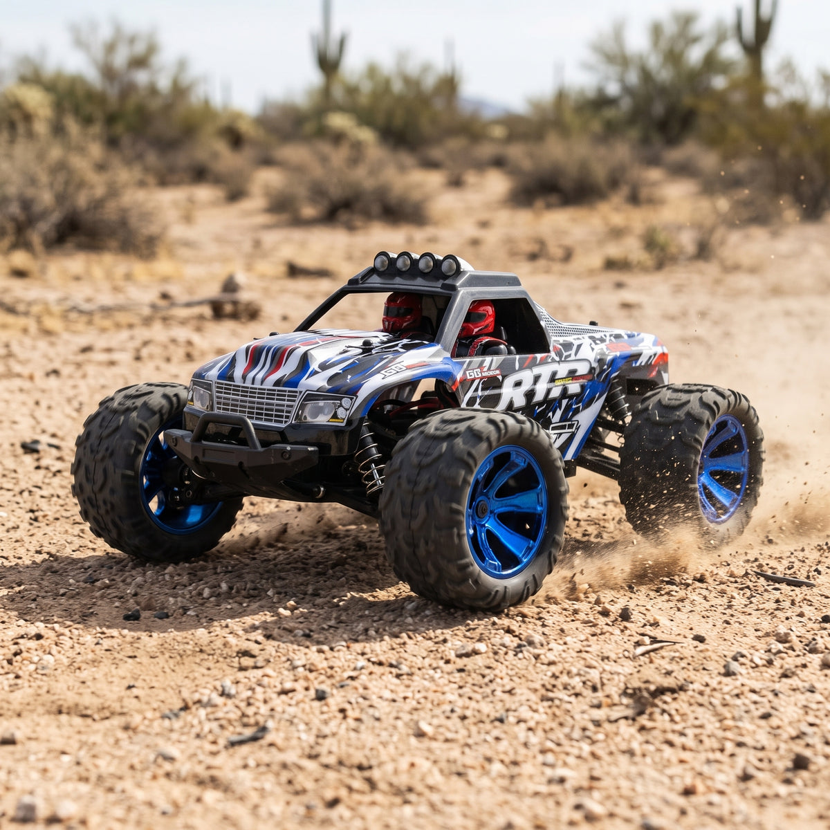 PlayPulseRC 144018 1:14 4WD RC Desert Truck 35 km/h