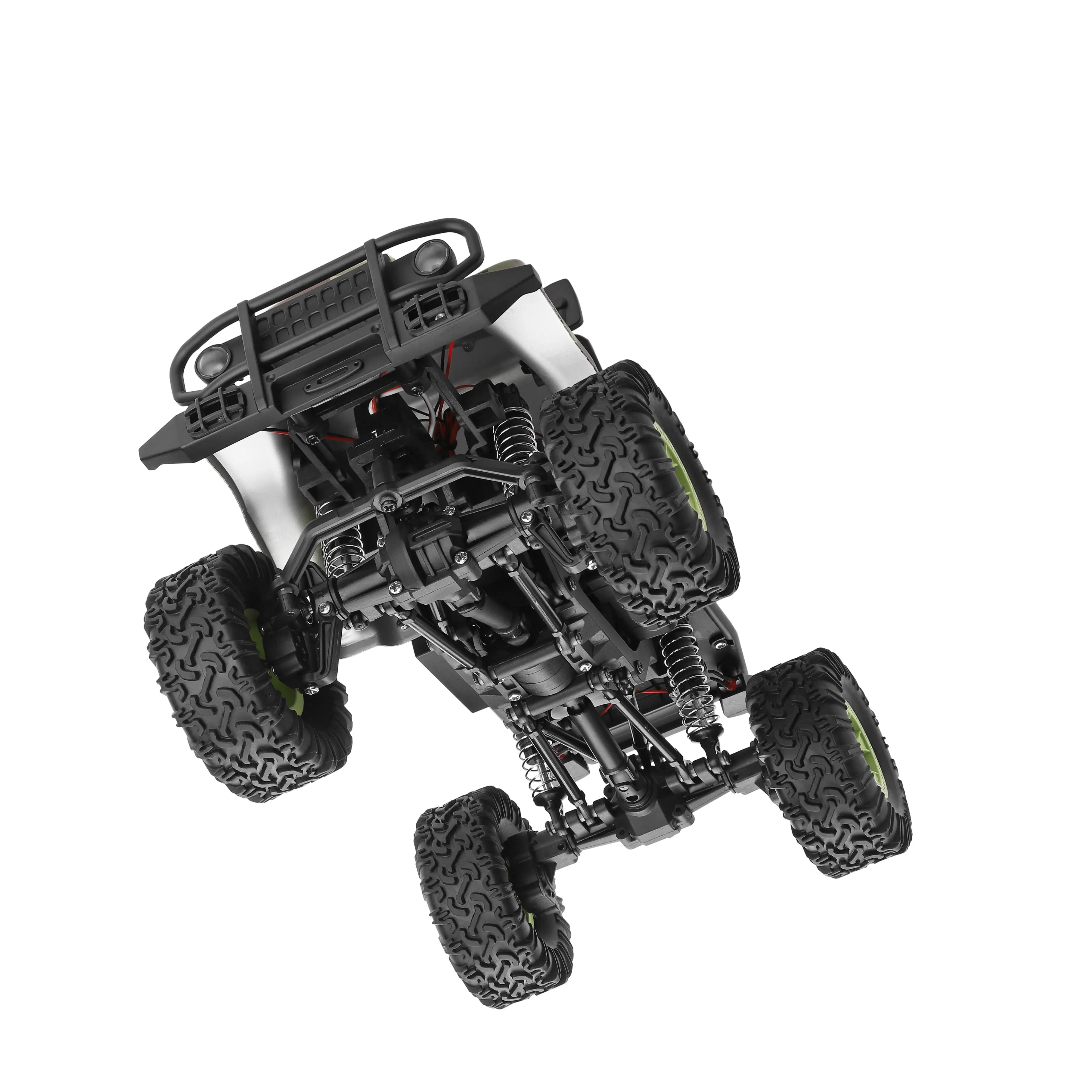 TROOPS 184021: 1:18 Black 4WD Crawling RC Truck - CLIMBING FOUR-WHEEL DRIVE
