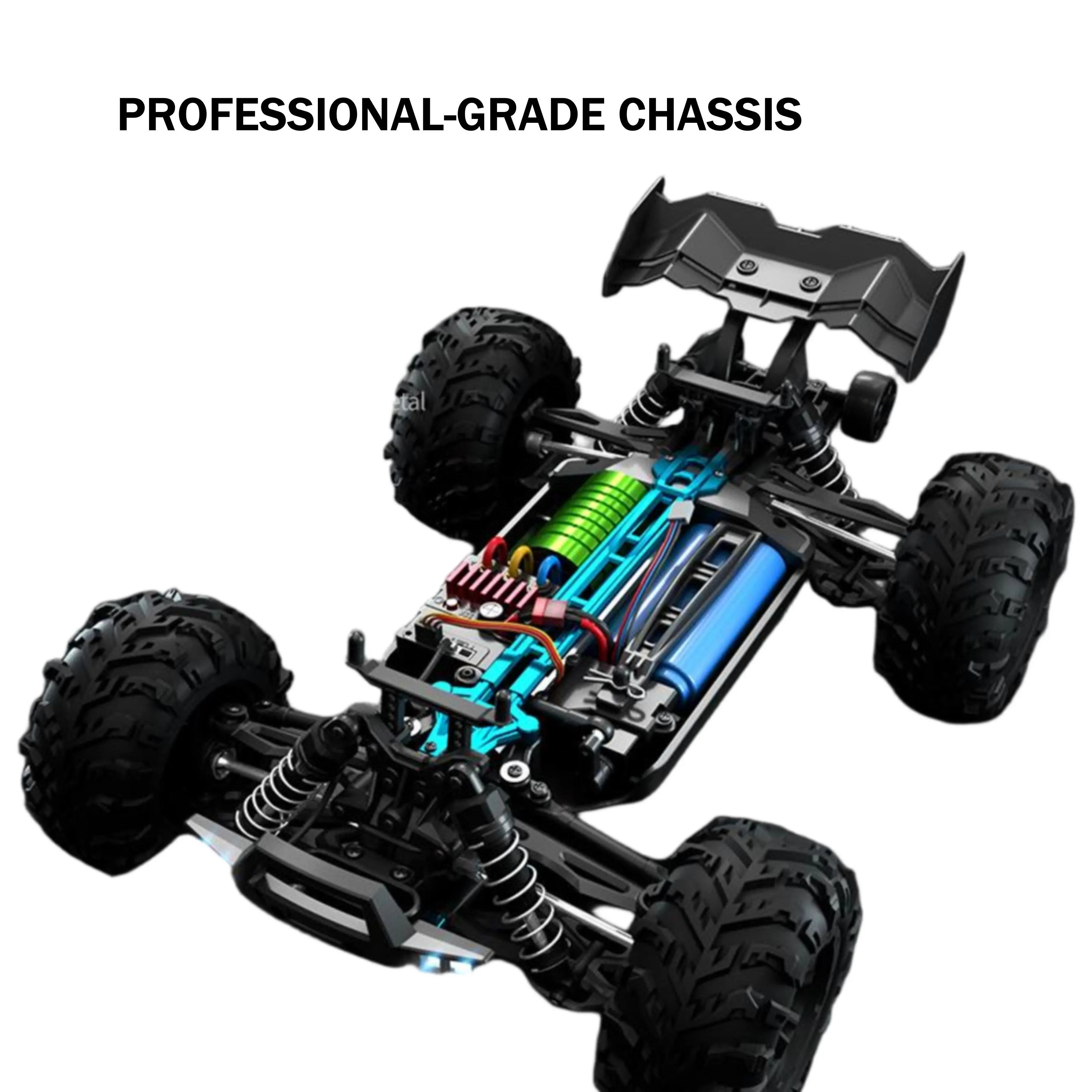 4WD Off-Road RC Car with 70km/h Top Speed, Brushless Motor SUV PlaypulseRC - Premium Remote Control Toys for Kids, Teens & Pet Play
