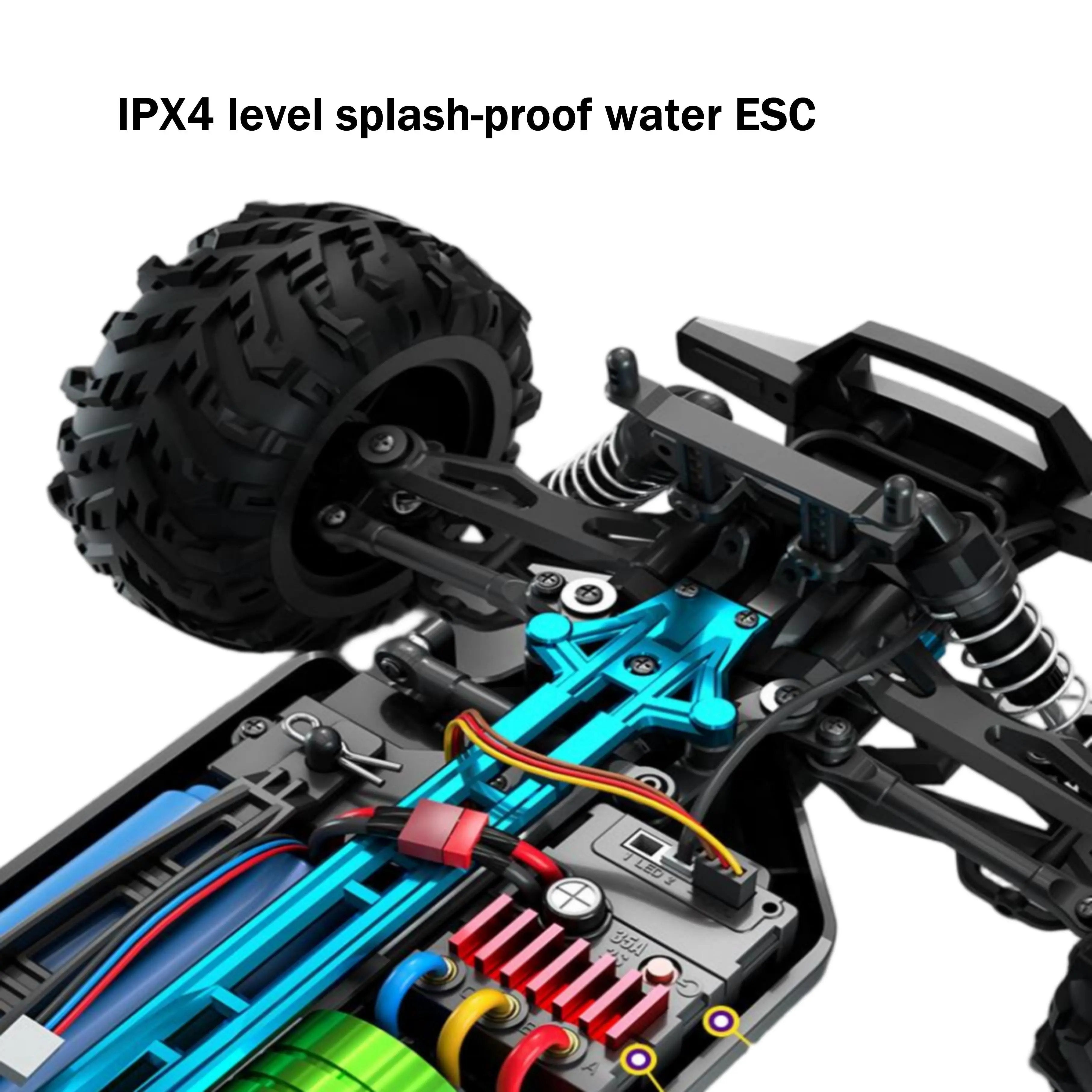 4WD Off-Road RC Car with 70km/h Top Speed, Brushless Motor SUV PlaypulseRC - Premium Remote Control Toys for Kids, Teens & Pet Play