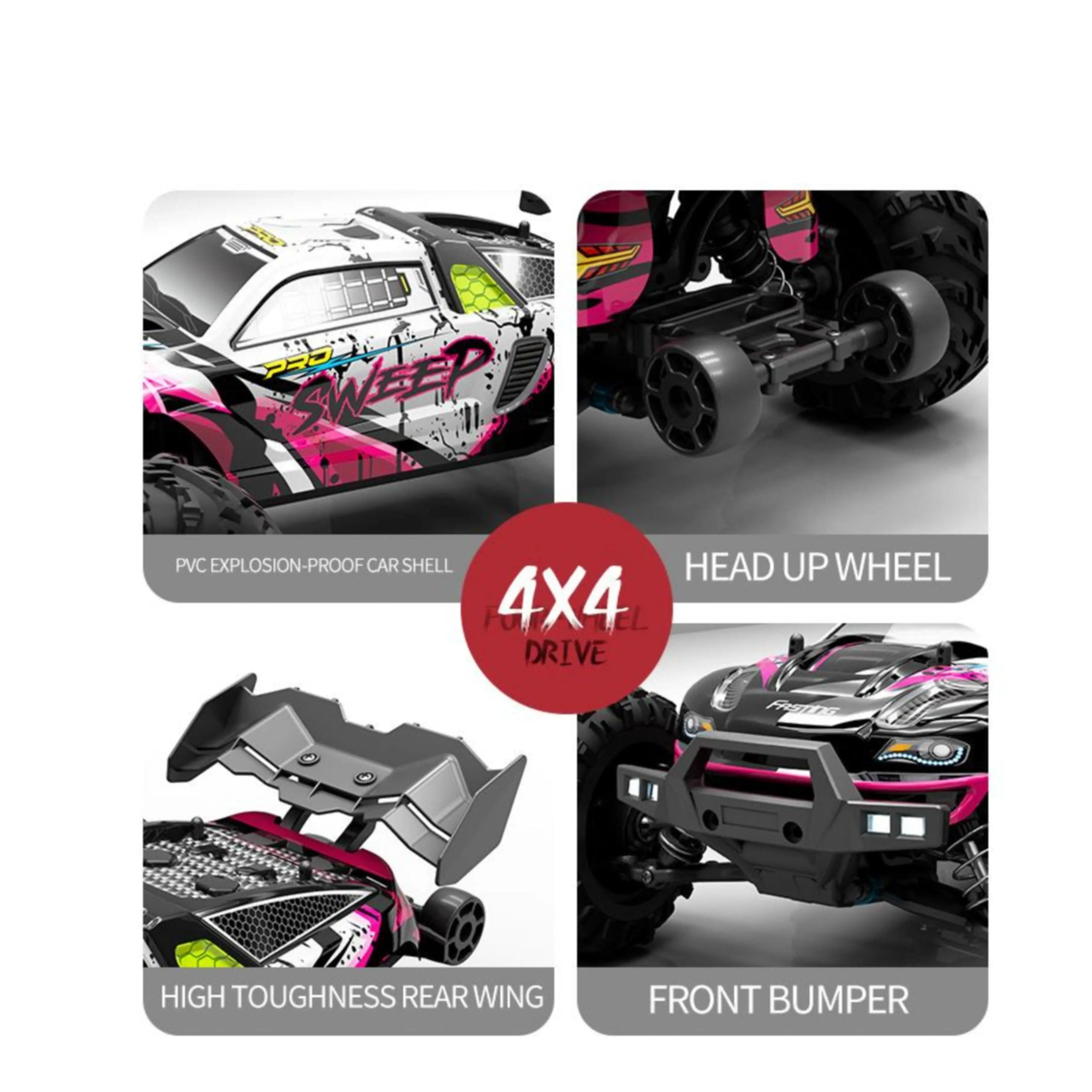 4WD Off-Road RC Car with 70km/h Top Speed, Brushless Motor SUV PlaypulseRC - Premium Remote Control Toys for Kids, Teens & Pet Play