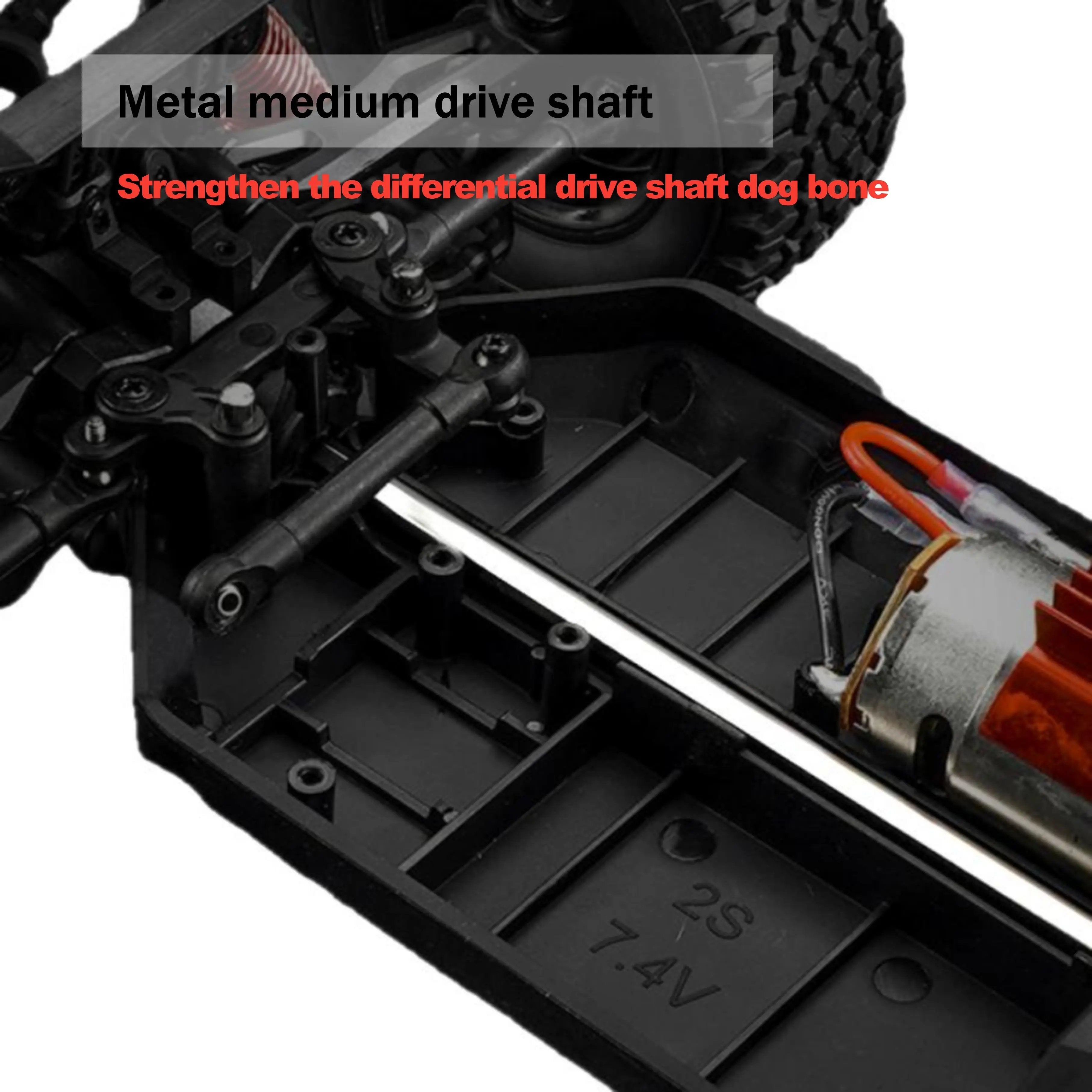 High-Speed 390 Carbon Brush Control Car Racing for Kids & Teens PlaypulseRC - Premium Remote Control Toys for Kids, Teens & Pet Play