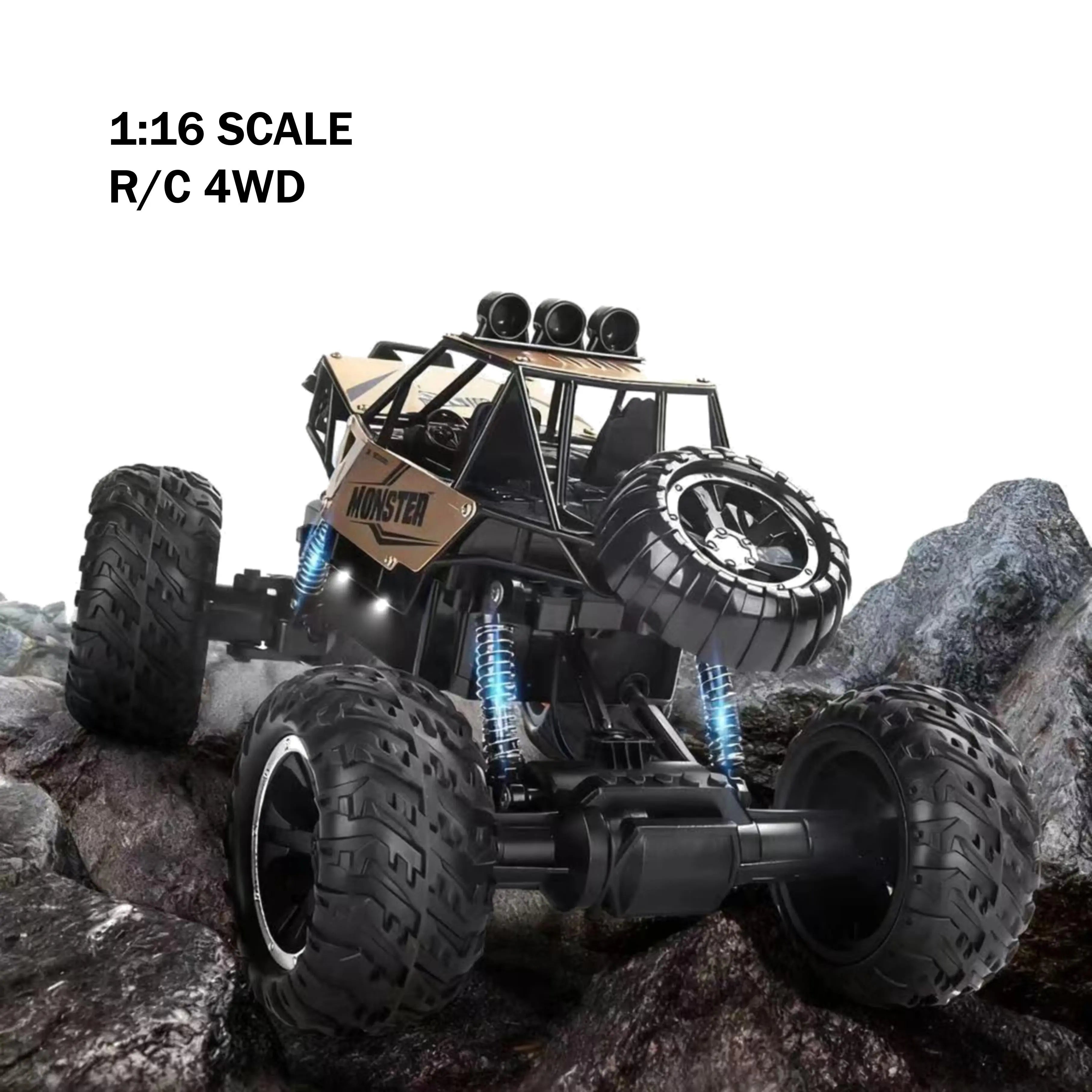 1:16 Scale 4WD Off-Road Remote Control Car PLAYPULSE RC