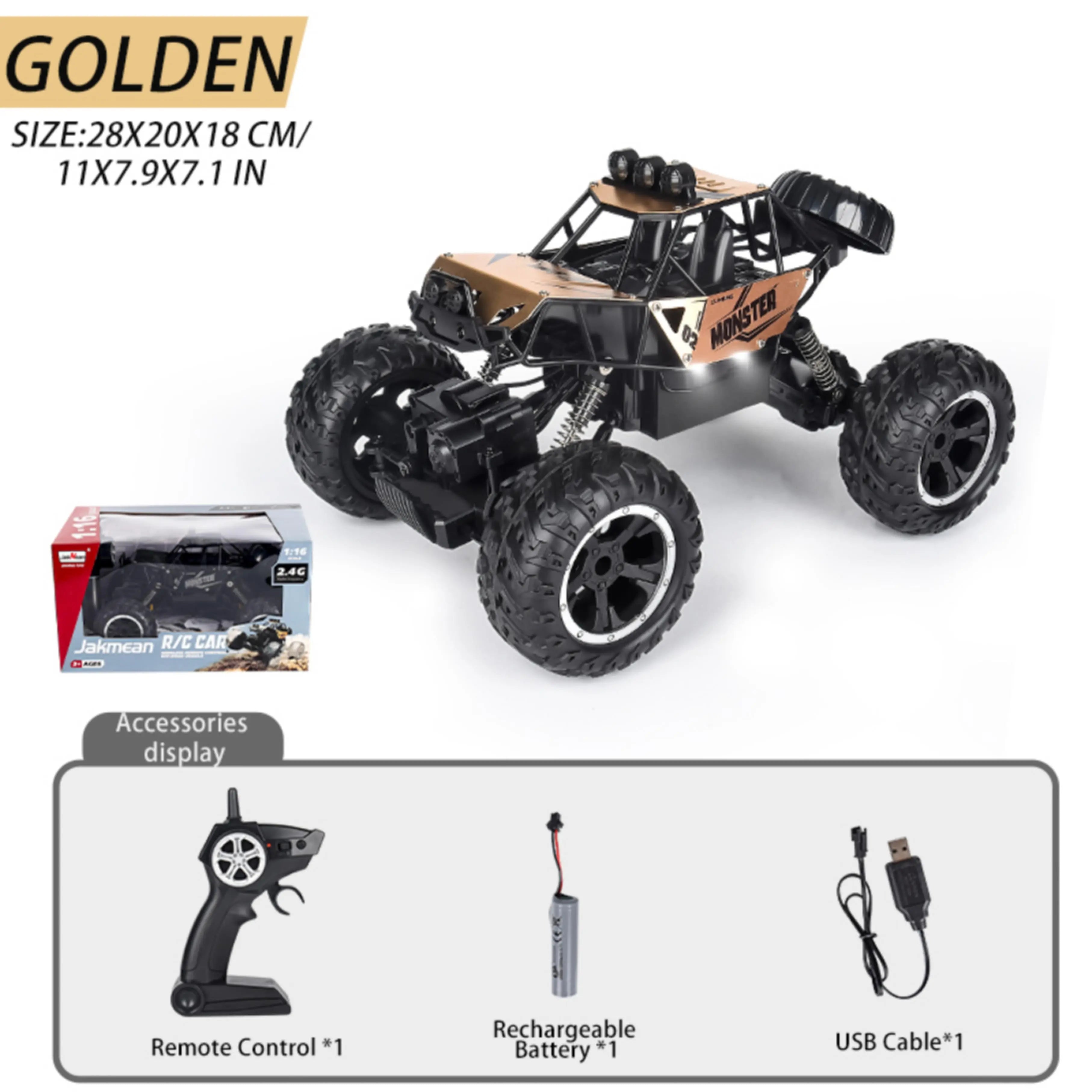1:16 Scale 4WD Off-Road Remote Control Car PLAYPULSE RC