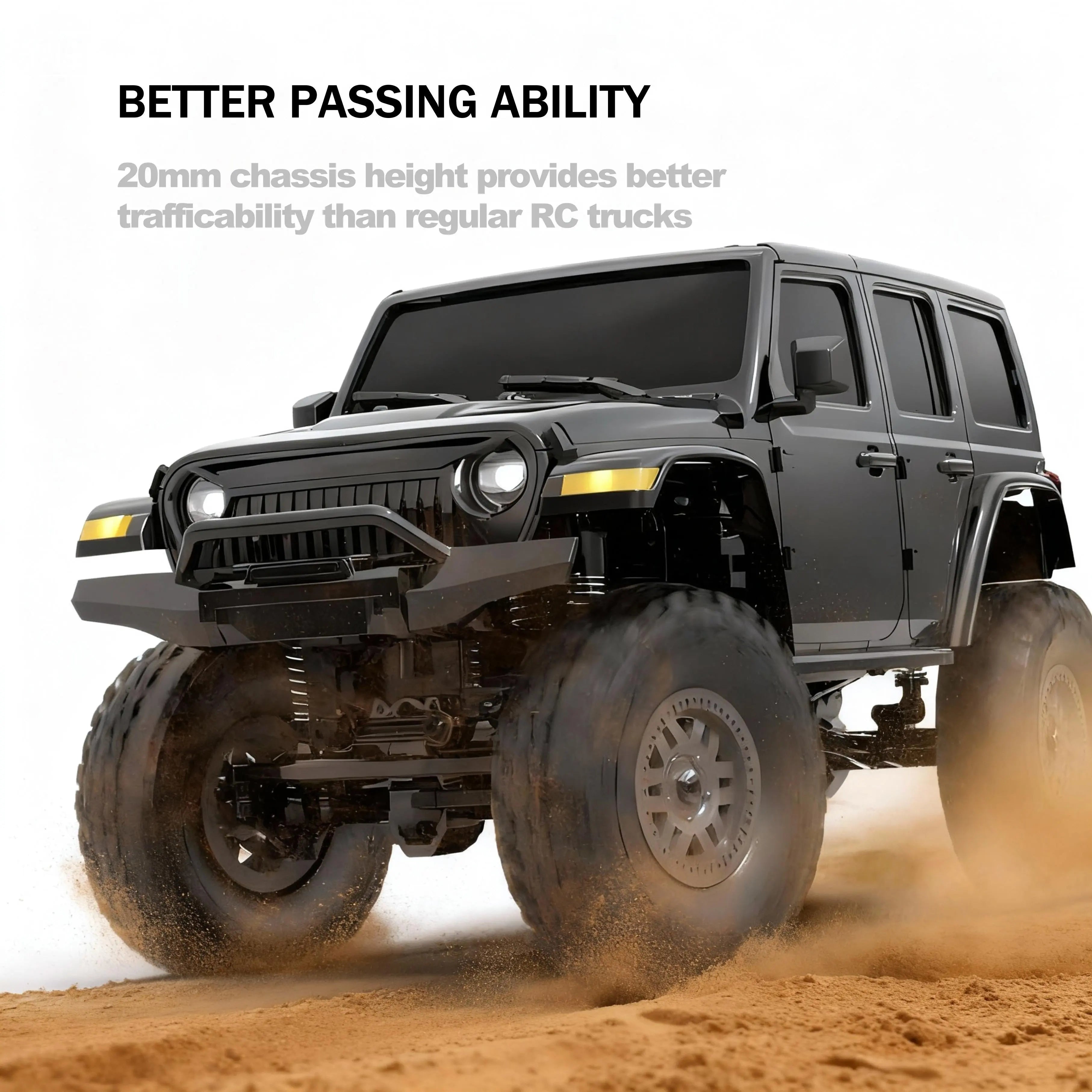 787-1 High-Performance RC Crawler Monster Truck for Rock Climbing PLAYPULSE RC