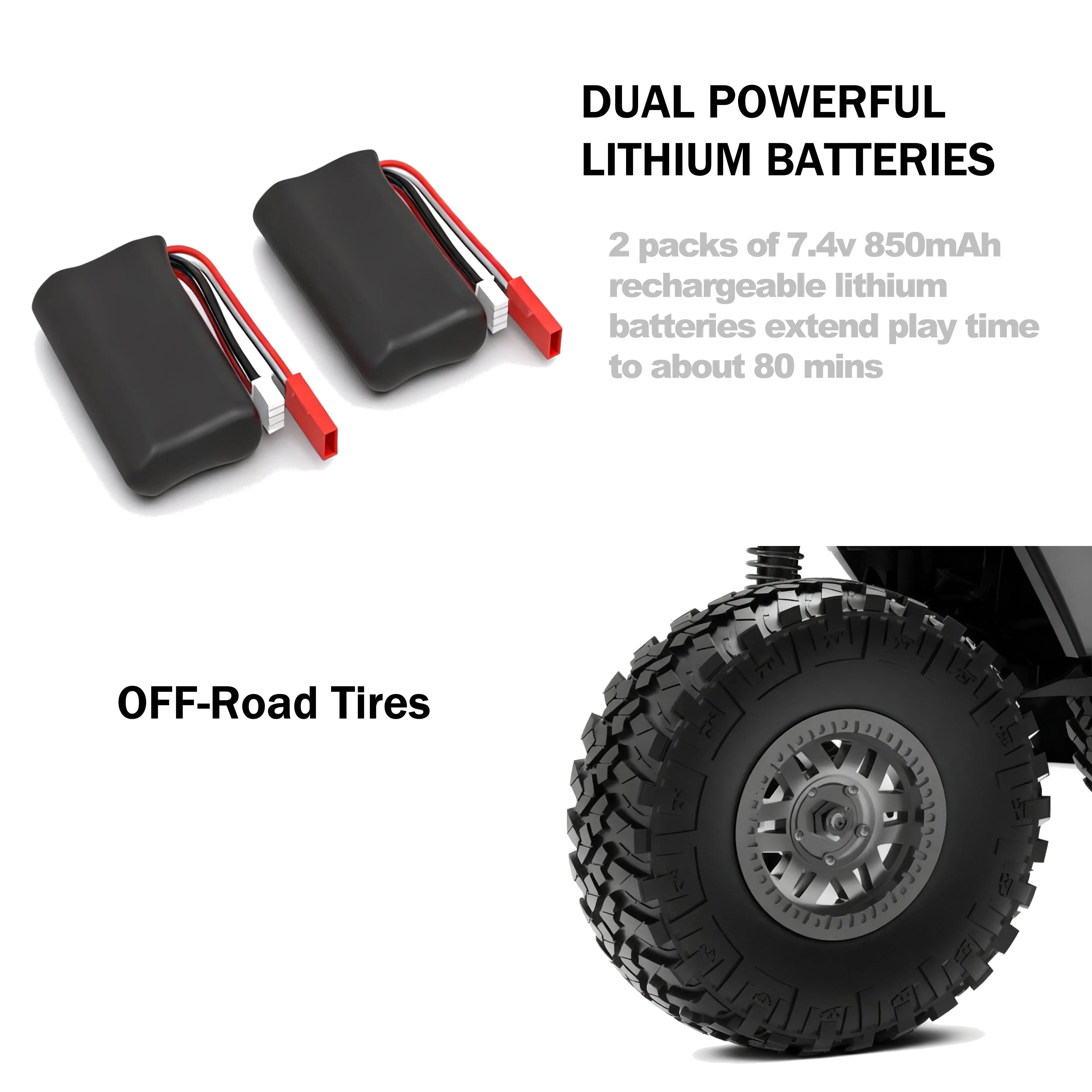 787-1 High-Performance RC Crawler Monster Truck for Rock Climbing PLAYPULSE RC