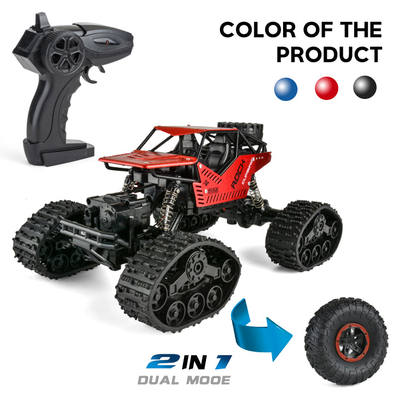 PLAYPULSE RC Truck for Sand and Mud with Tank Tracks