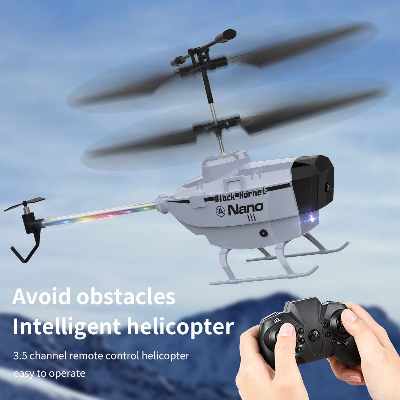 Avoid Obstacles Intelligent Helicopter, Remote Control Helicopter , Gifts Toys for Kids 8-12